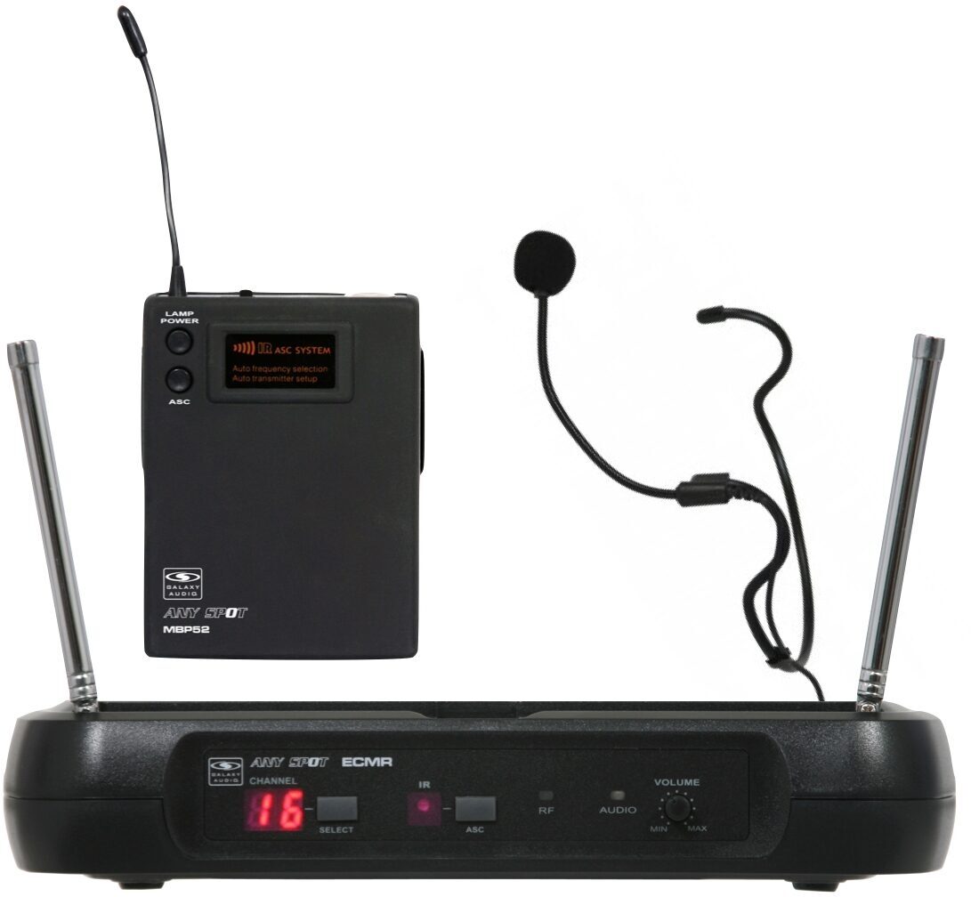 Galaxy Audio ECMR/52HS Headset Microphone Wireless System, Main