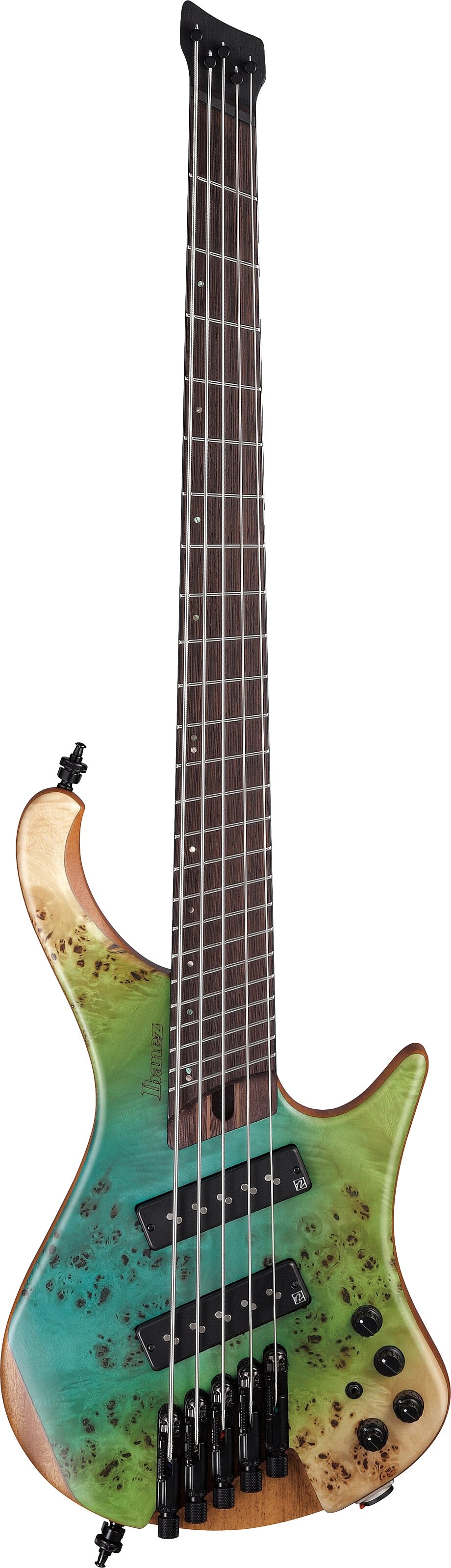 Ibanez EHB1505SMS Bass Workshop Electric Bass (with Gig Bag), Ocean Inlet Flat, Open Box (Good), Main