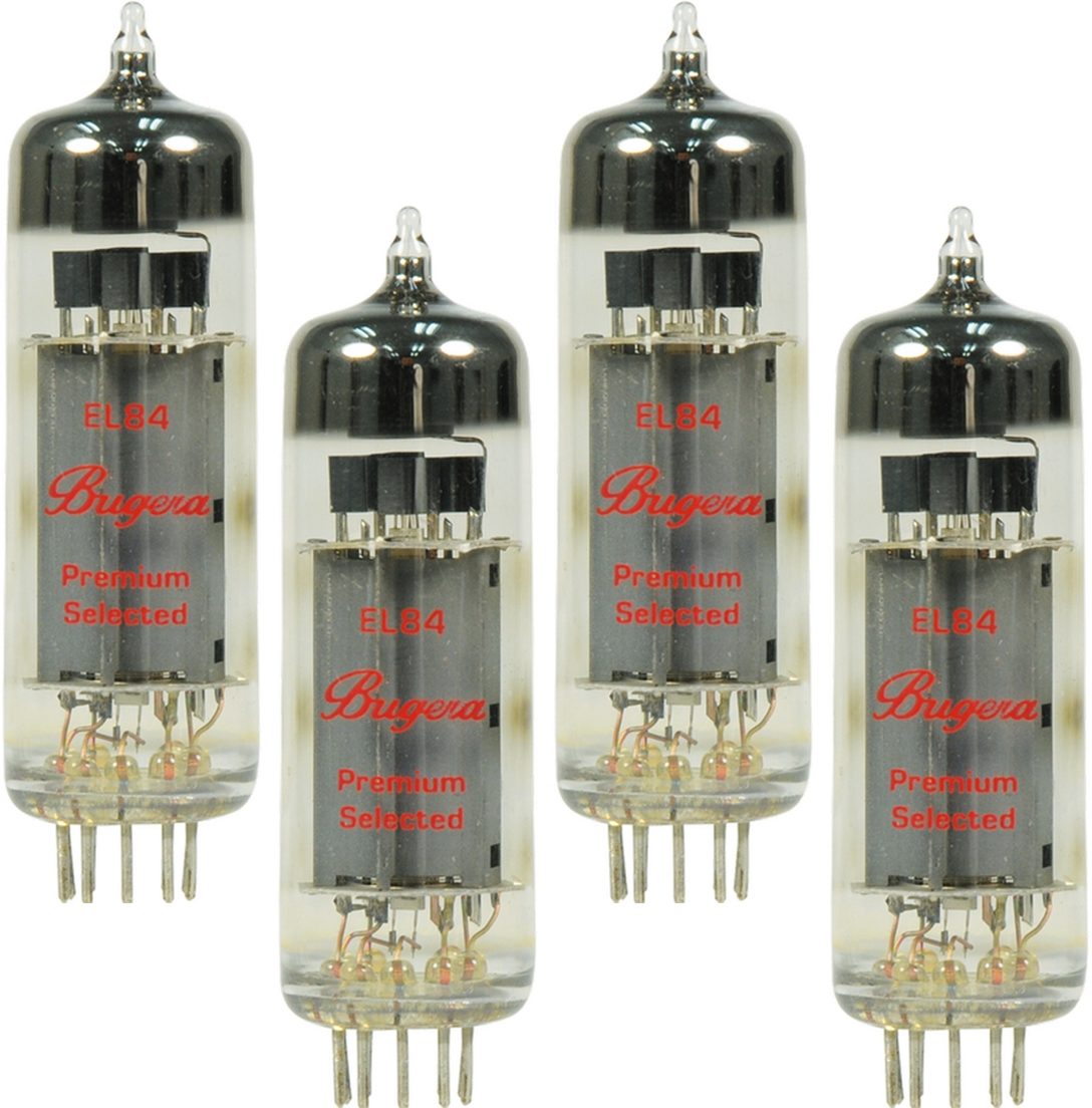 Bugera EL84 Matched Hand-Selected Power Pentodes Tubes, (Set of 4), Main