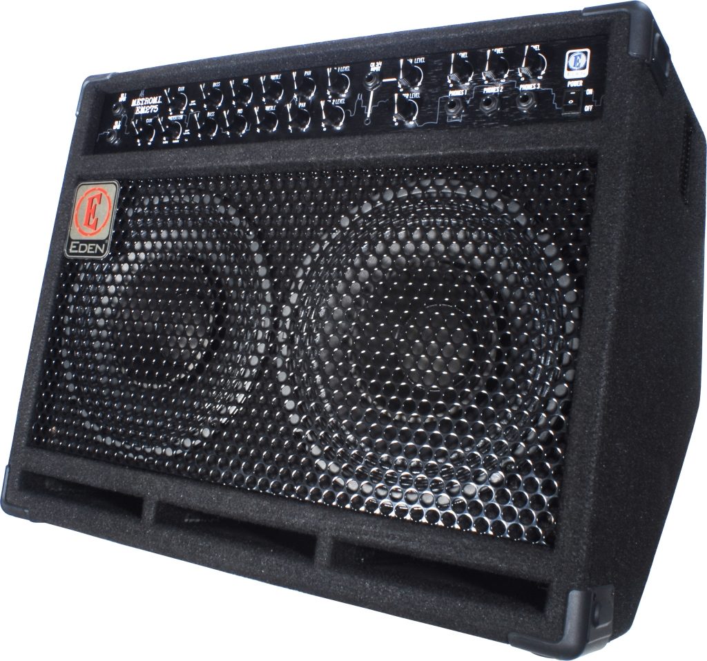 Eden EM275 Metromix Guitar Combo Amplifier (150 Watts, 2x10"), Angle 2