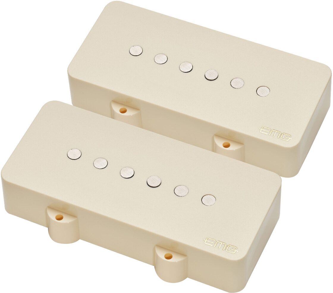 EMG JMaster Pickup Set, Ivory, Action Position Back