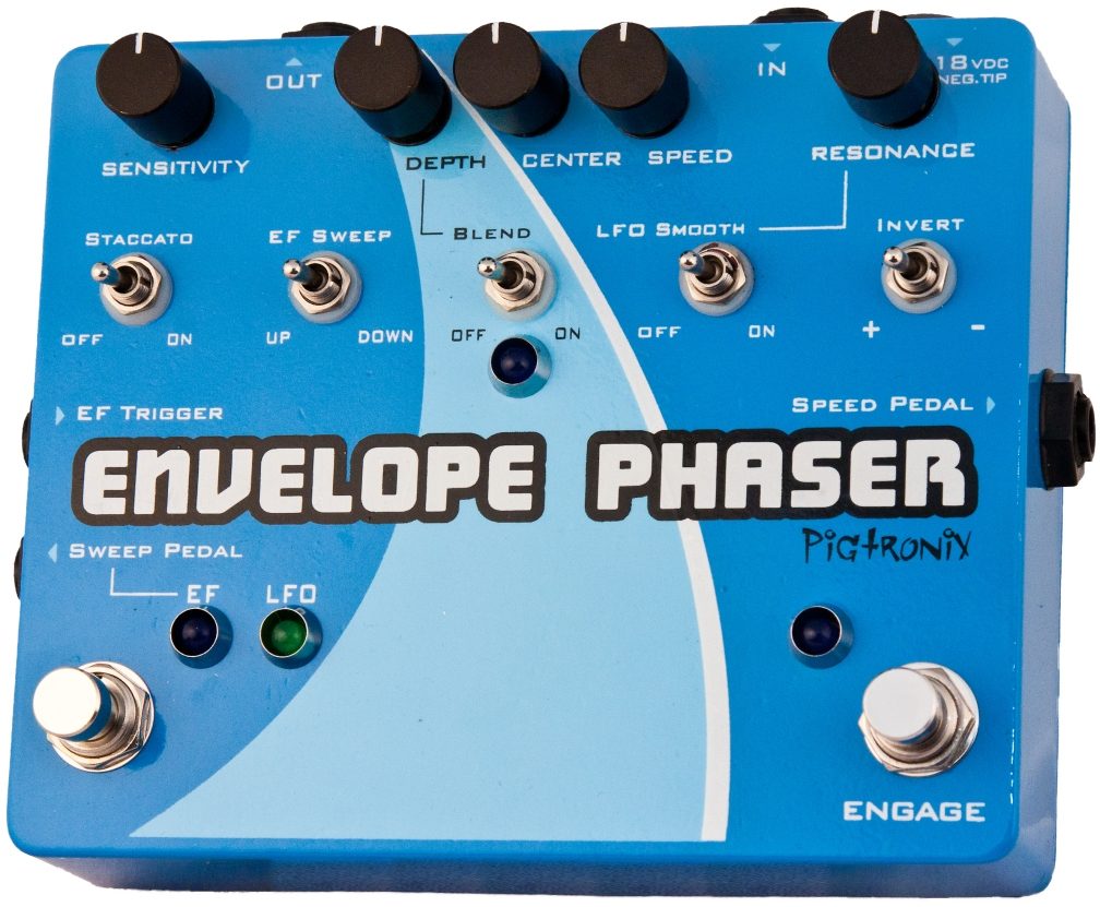 Pigtronix EP2 Envelope Phaser 2 Pedal, Angle