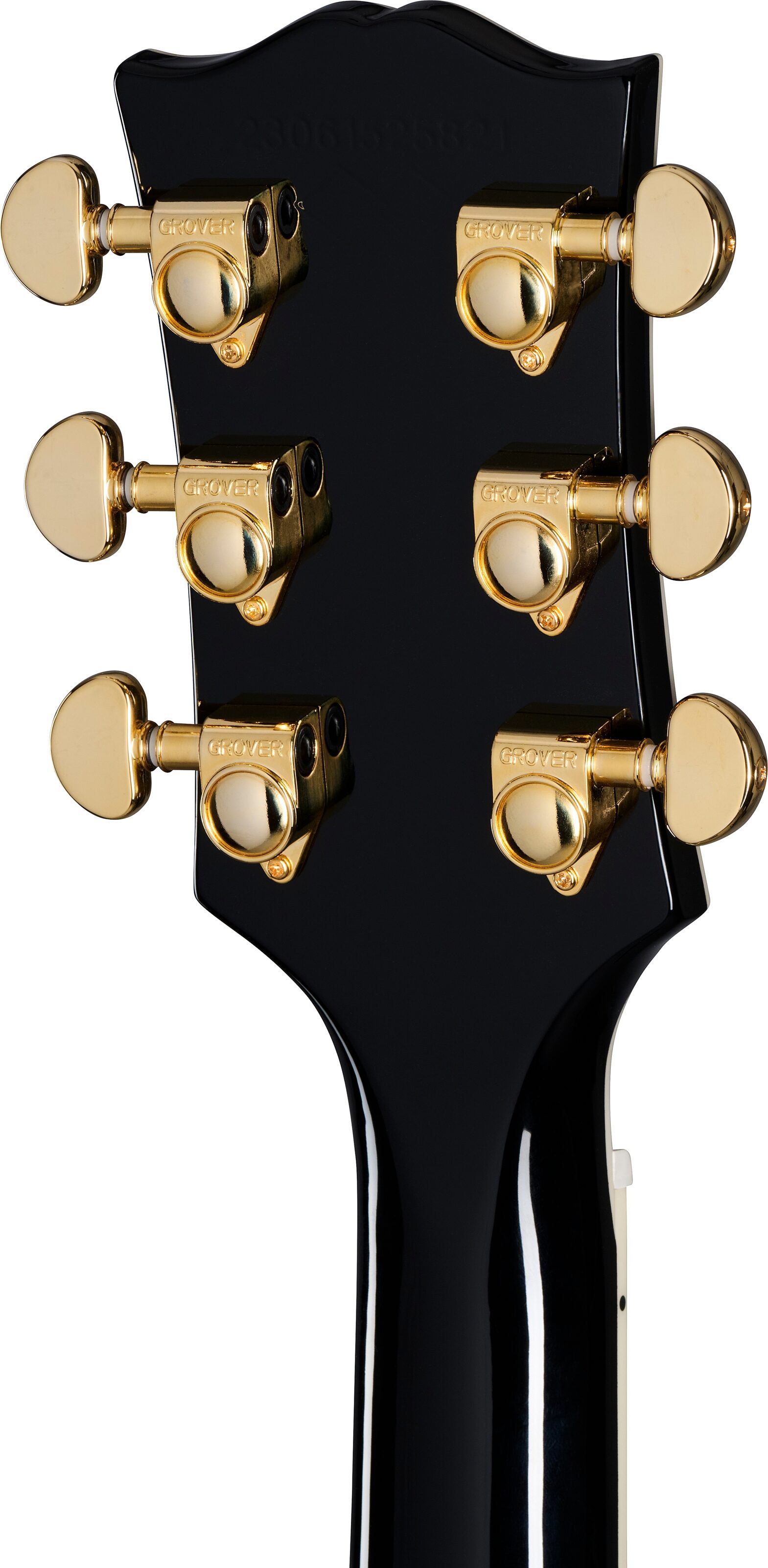 Epiphone Inspired by Gibson Custom Les Paul Custom, Ebony, Open Box (Very Good), Action Position Back
