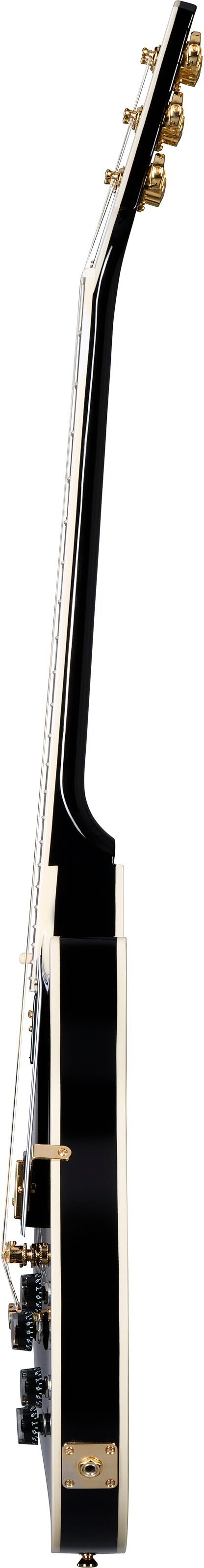 Epiphone Inspired by Gibson Custom Les Paul Custom, Ebony, Open Box (Very Good), Action Position Back