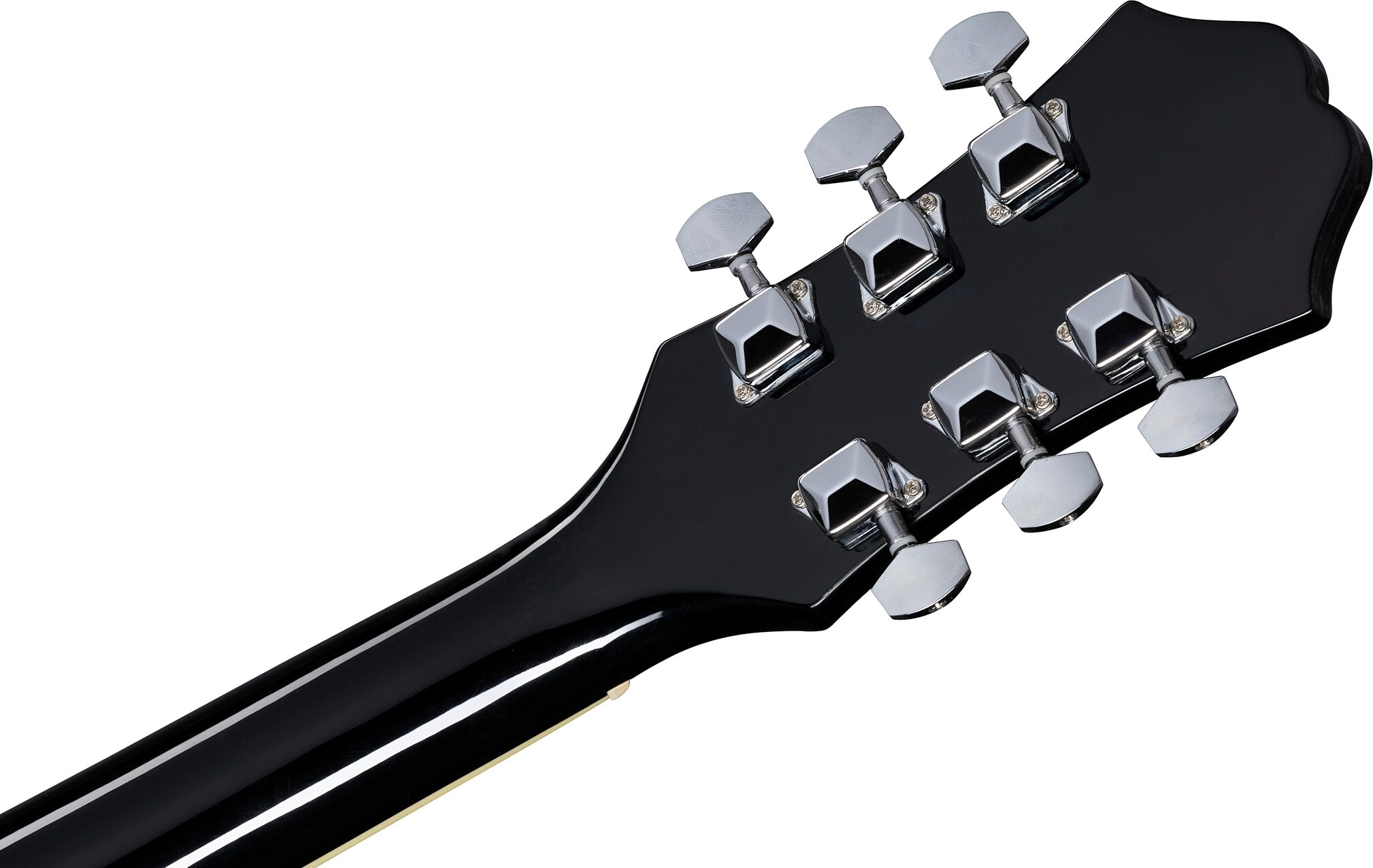 Epiphone FT-100 CE Songmaker Deluxe Acoustic-Electric Guitar, Ebony, Action Position Back