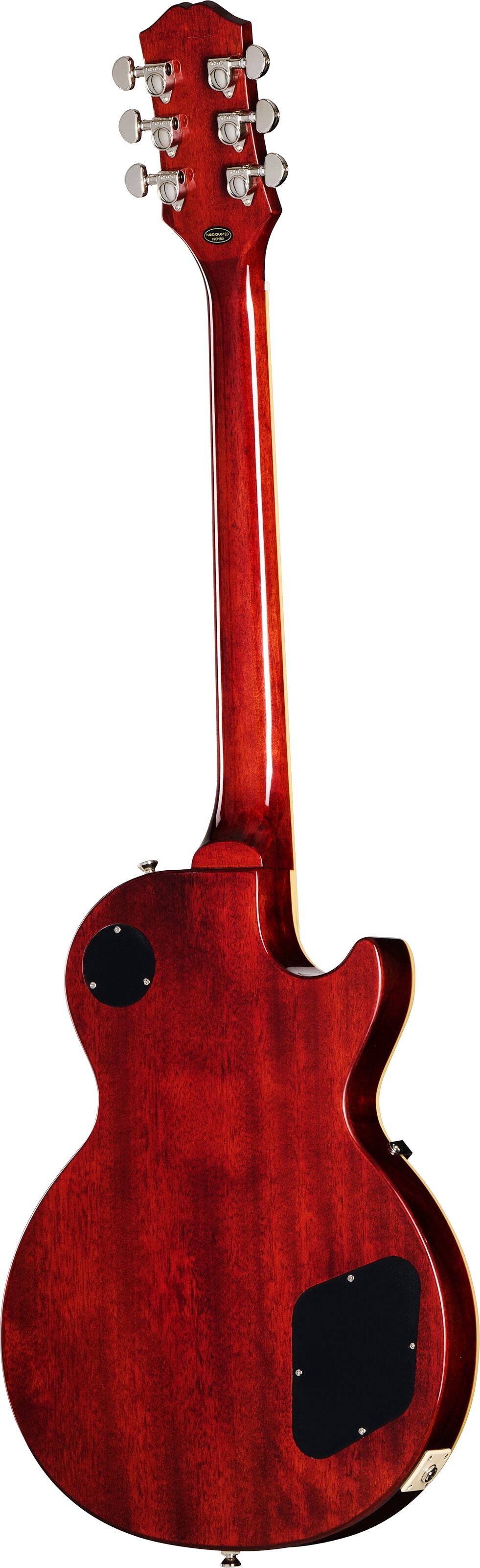 Epiphone Inspired by Gibson Les Paul Standard '60s Electric Guitar (with Gig Bag), Iced Teaburst, Action Position Back