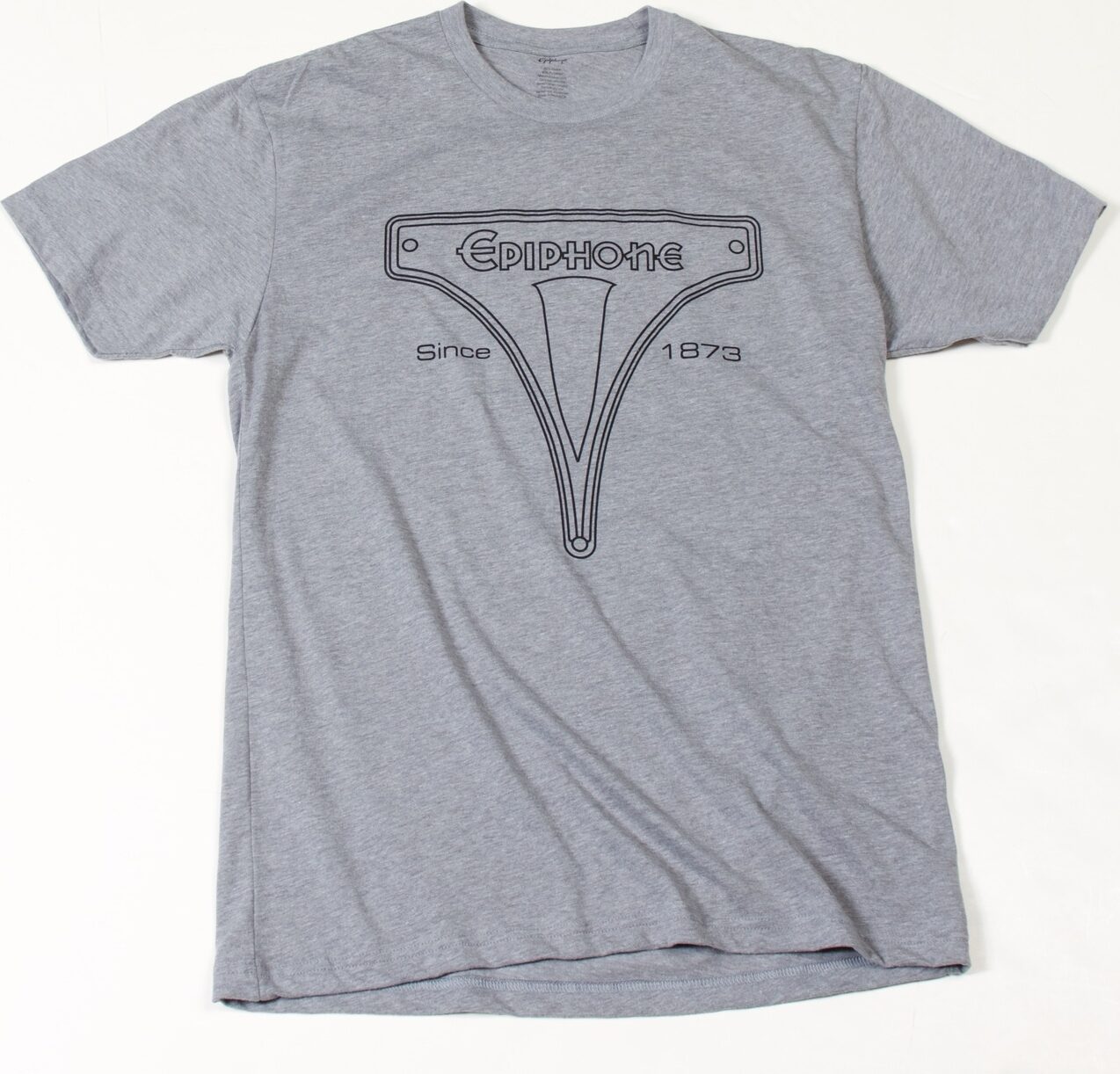 Epiphone Gray Vintage Badge T-Shirt, Small, Action Position Front