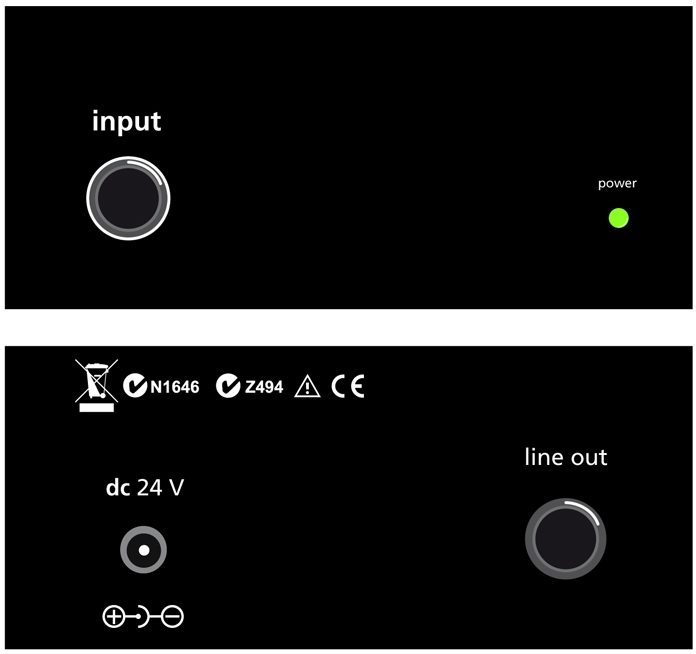 AER Dual Para EQ Parametric Equalizer, Back