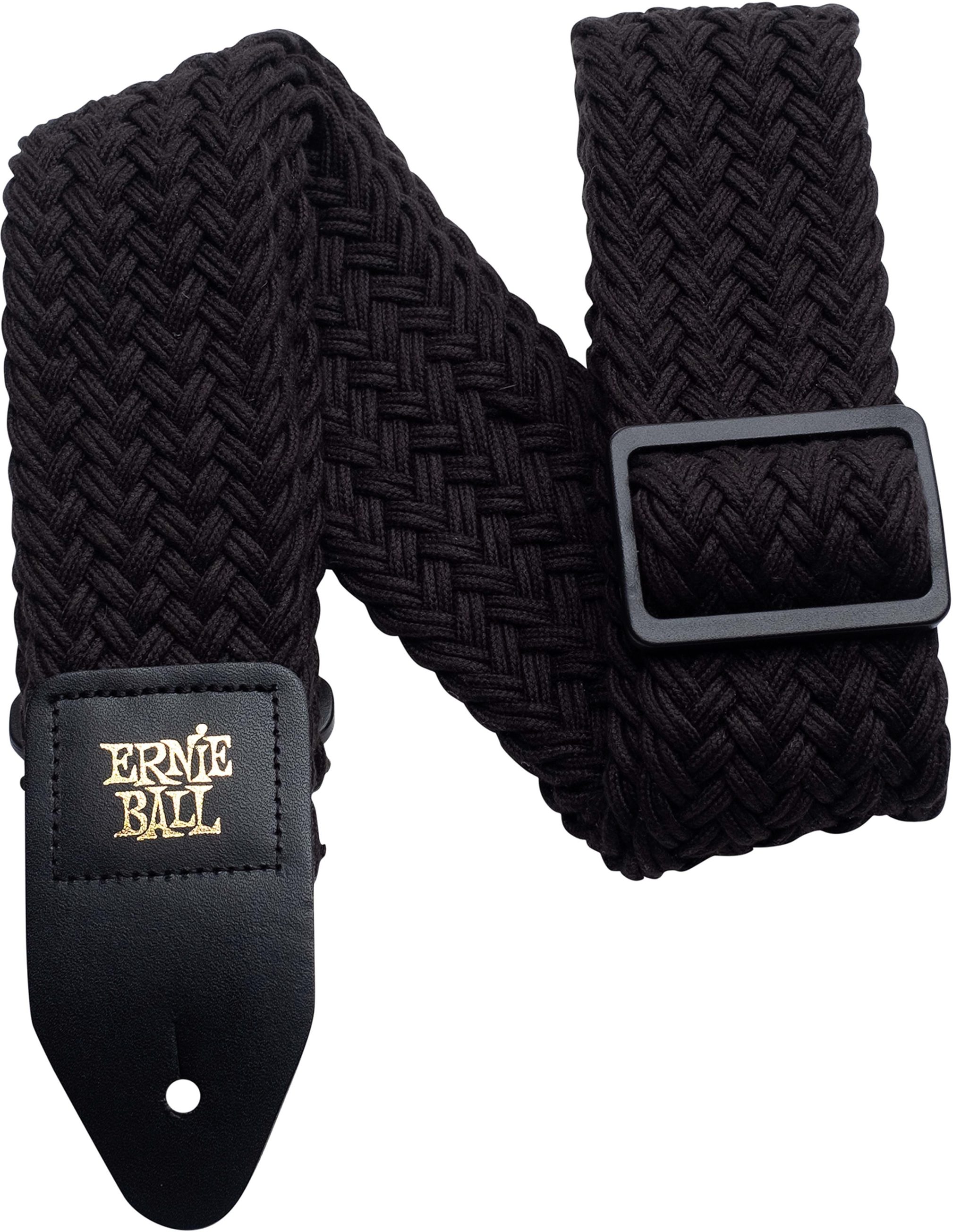 Ernie Ball Polyspun Guitar Strap, Action Position Back