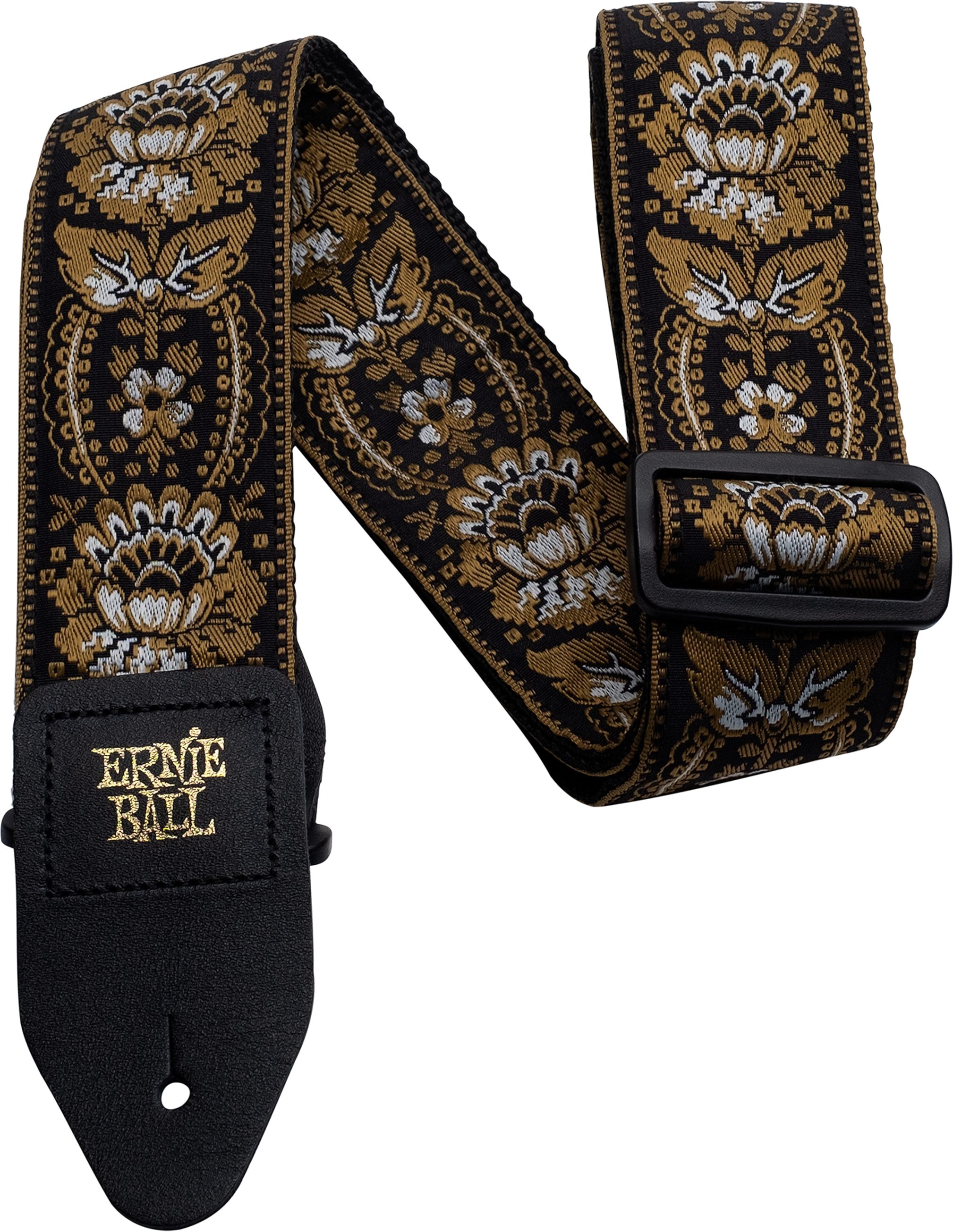 Ernie Ball Jacquard Guitar Strap, Royal Orleans, Action Position Back