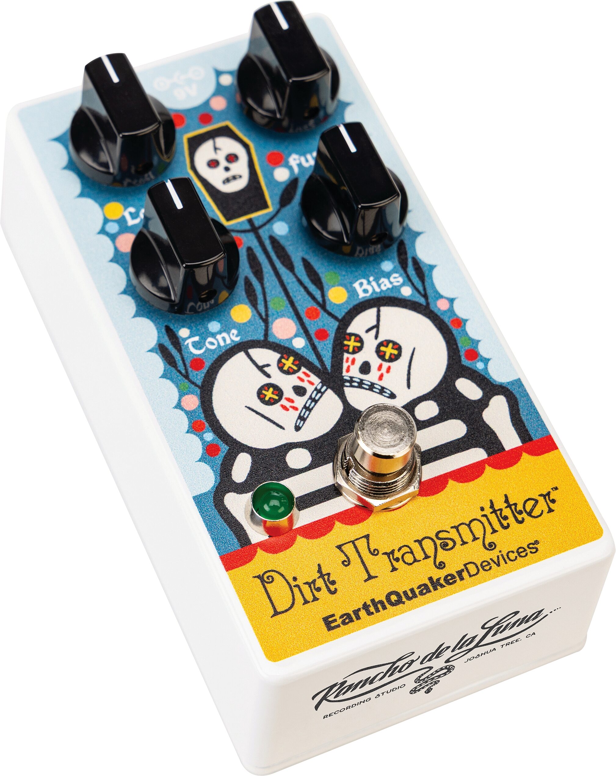 EarthQuaker Devices Dirt Transmitter V2 Rancho De La Luna Edition Pedal, New, Action Position Back