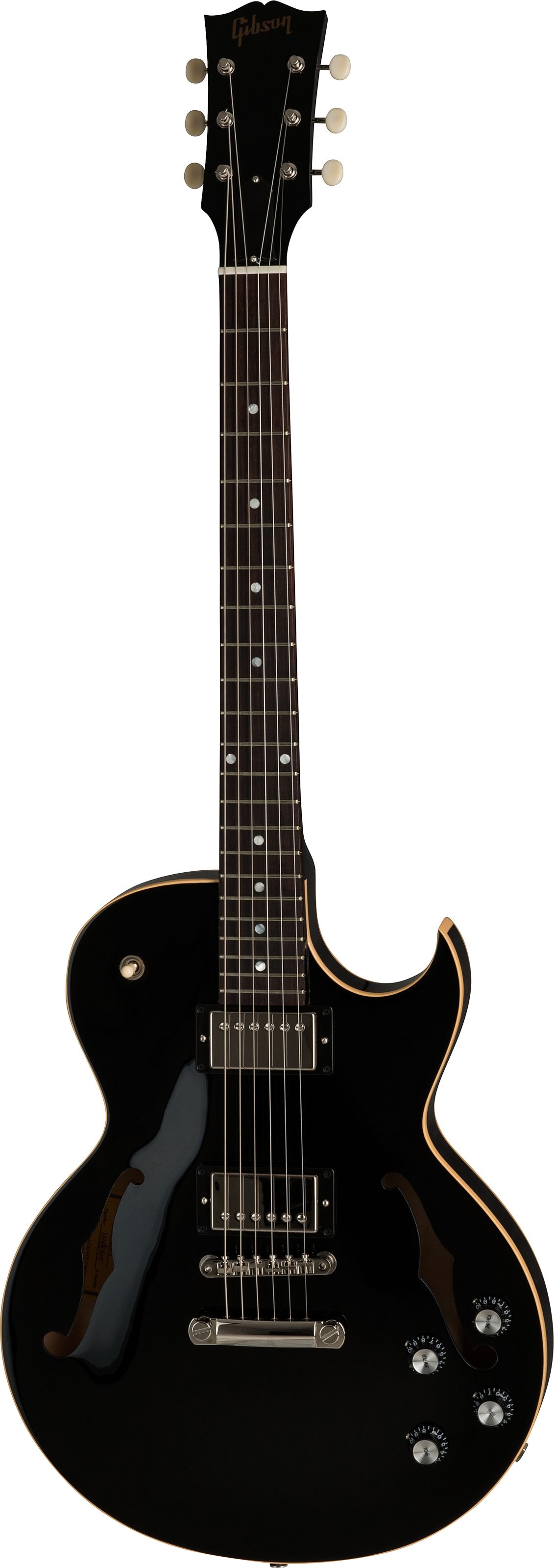 Gibson 2019 ES-235 Satin Semi-Hollowbody Electric Guitar (with Soft Case), Action Position Back