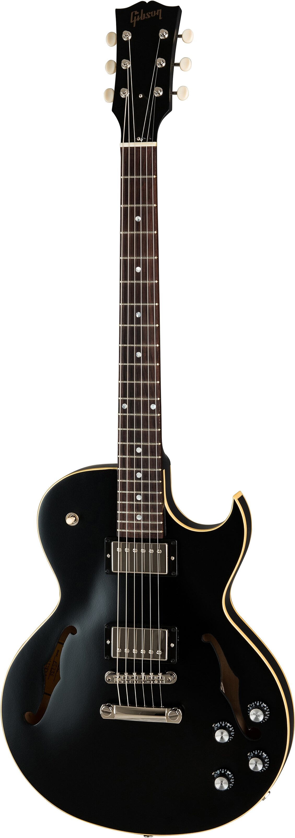 Gibson 2019 ES-235 Satin Semi-Hollowbody Electric Guitar (with Soft Case), Action Position Back