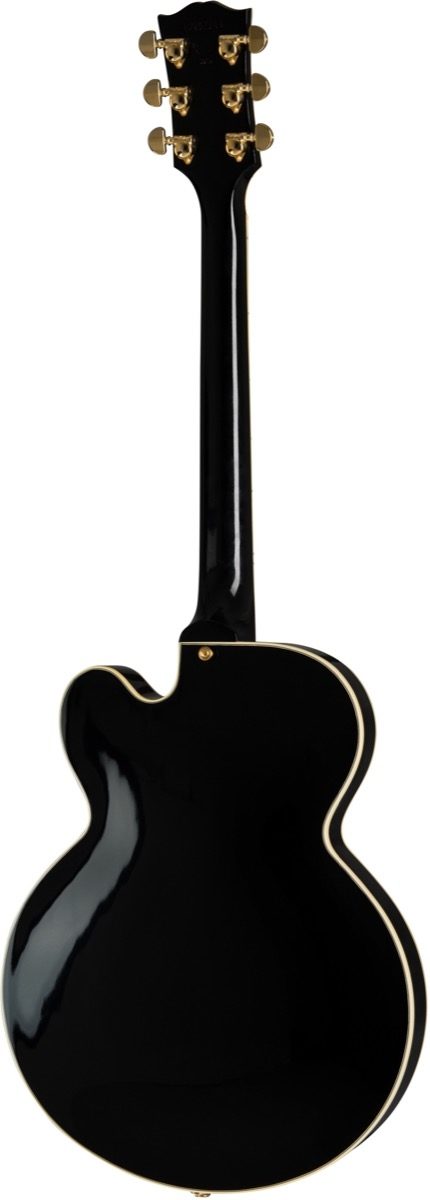 Gibson 2019 ES-275 Black Beauty Bigsby Thinline Semi-Hollowbody Electric Guitar (with Case), Back