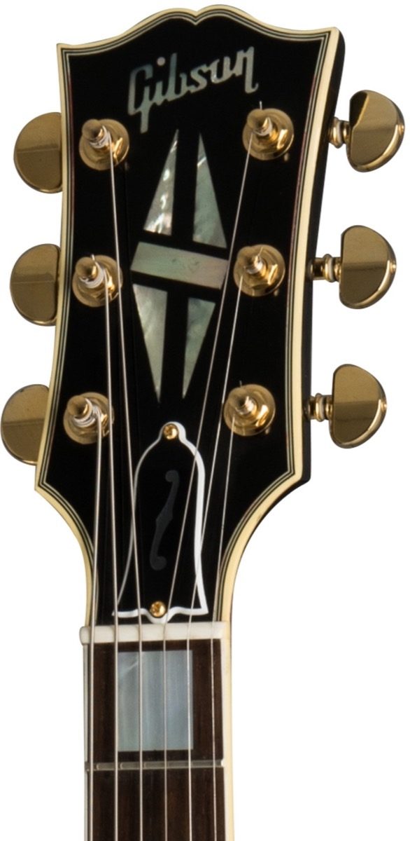 Gibson 2019 ES-275 Black Beauty Bigsby Thinline Semi-Hollowbody Electric Guitar (with Case), Hs1