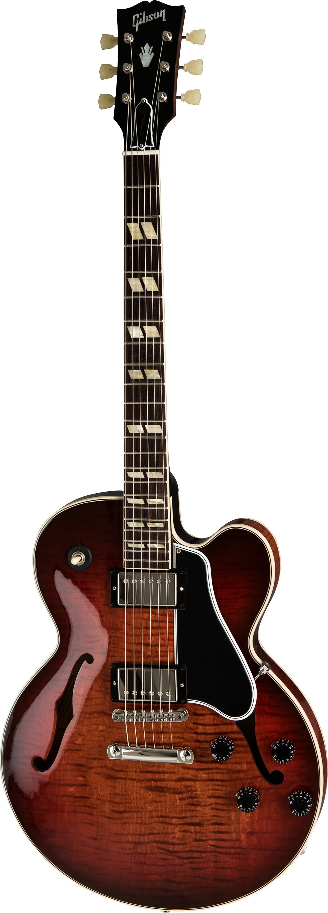 Gibson 2019 ES-275 Figured Thinline Semi-Hollowbody Electric Guitar (with Case), Action Position Back