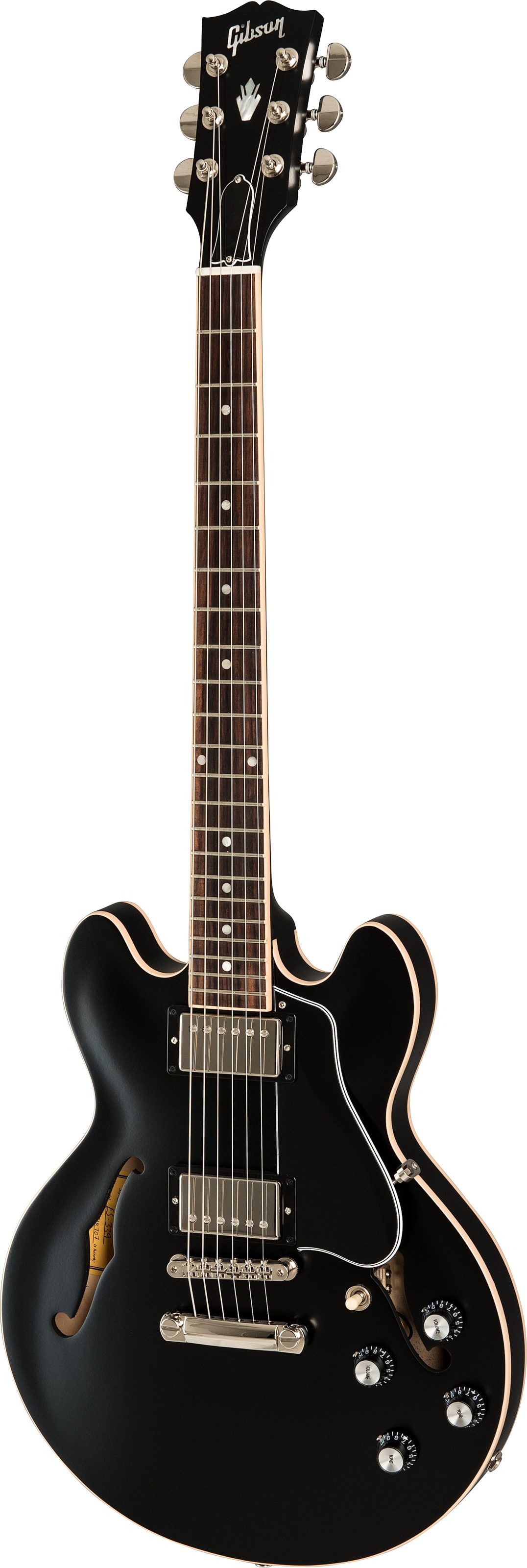 Gibson 2019 ES-339 Satin Semi-Hollowbody Electric Guitar (with Case), Action Position Back