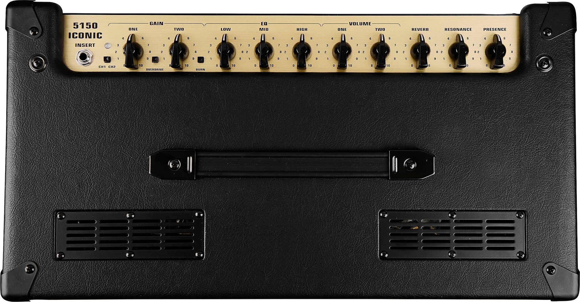 EVH Eddie Van Halen 5150 Iconic Tube Guitar Combo Amplifier (15 Watts, 1x10"), Black, Action Position Back