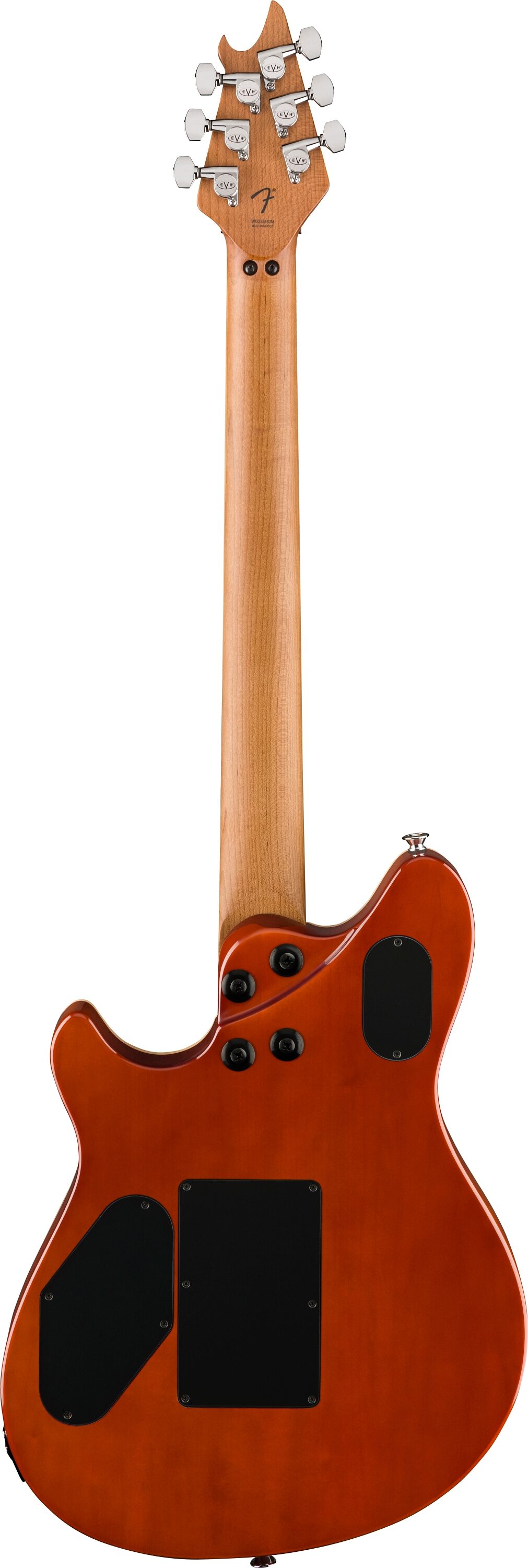 EVH Eddie Van Halen Wolfgang Special Quilted Maple Electric Guitar, Indigo Burst, Action Position Back