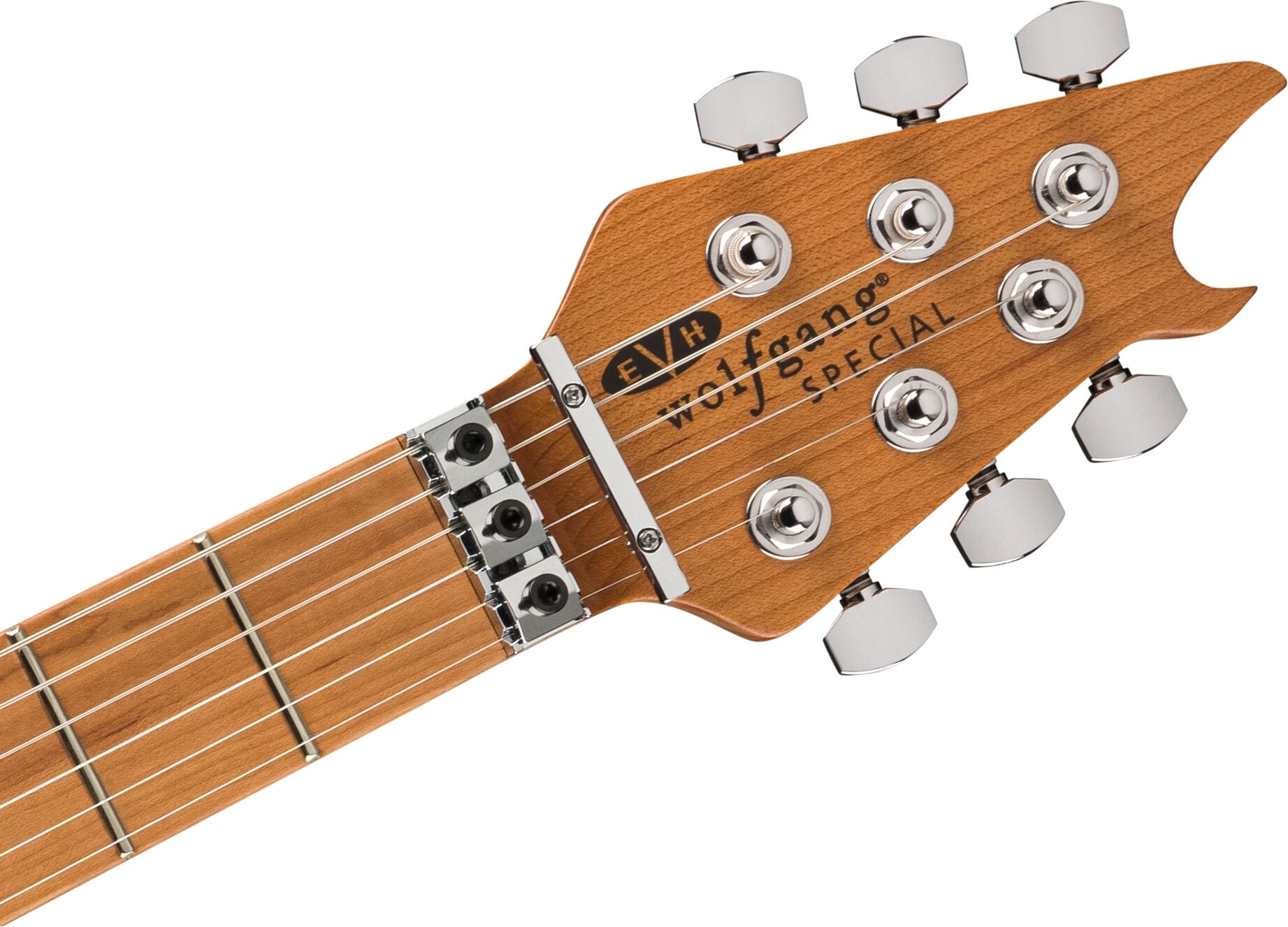 EVH Eddie Van Halen Wolfgang Special Quilted Maple Electric Guitar, Indigo Burst, Action Position Back