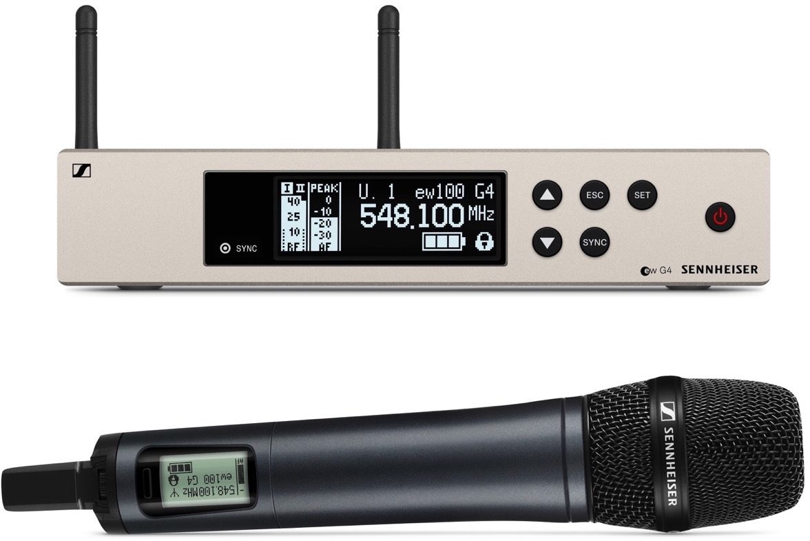 Sennheiser ew100 G4 e865 Microphone System