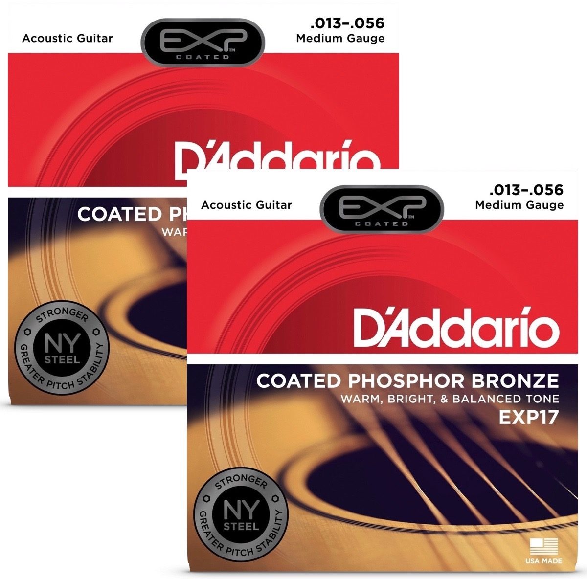 DAddario EXP Coated Acoustic Strings