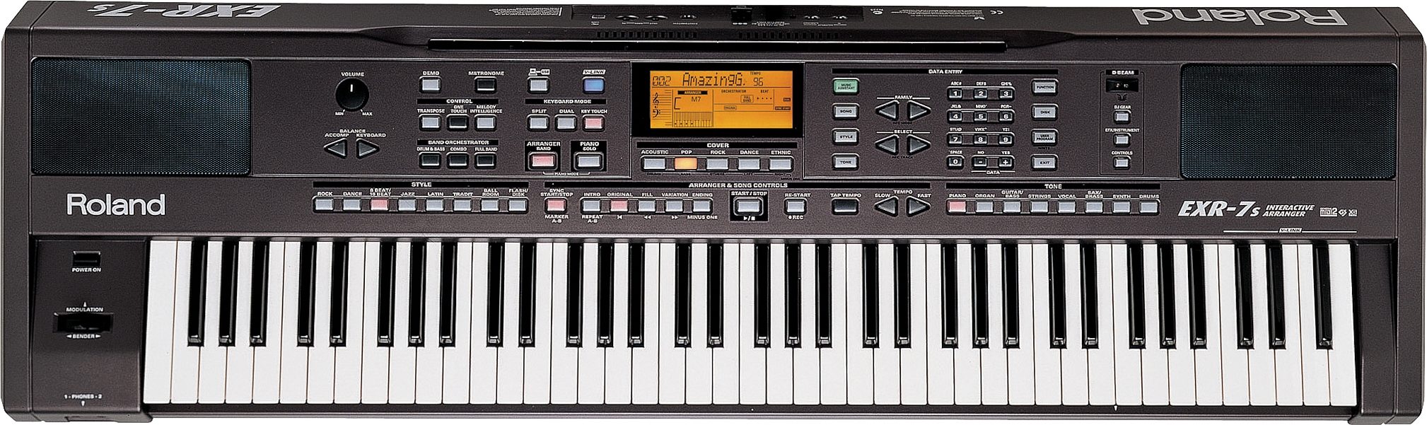 Roland EXR7S Interactive Arranger, Main