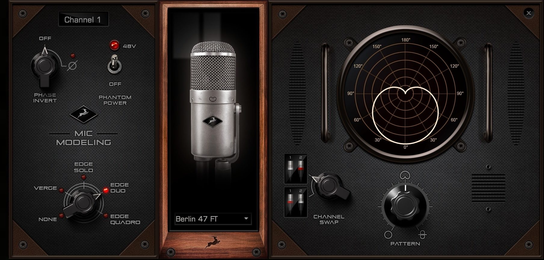 Antelope Audio Goliath HD Gen 3 Thunderbolt and USB 3.0 Audio Interface with Edge Duo Mic, Effect Control Panel