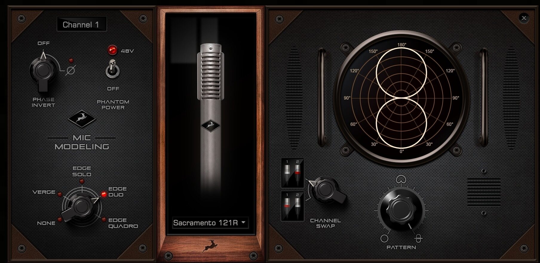 Antelope Audio Goliath HD Gen 3 Thunderbolt and USB 3.0 Audio Interface with Edge Duo Mic, Effect Control Panel