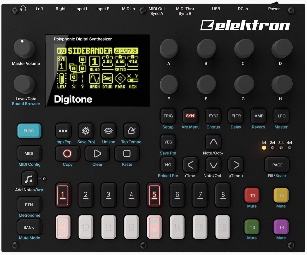 Elektron Digitone Desktop FM Synthesizer