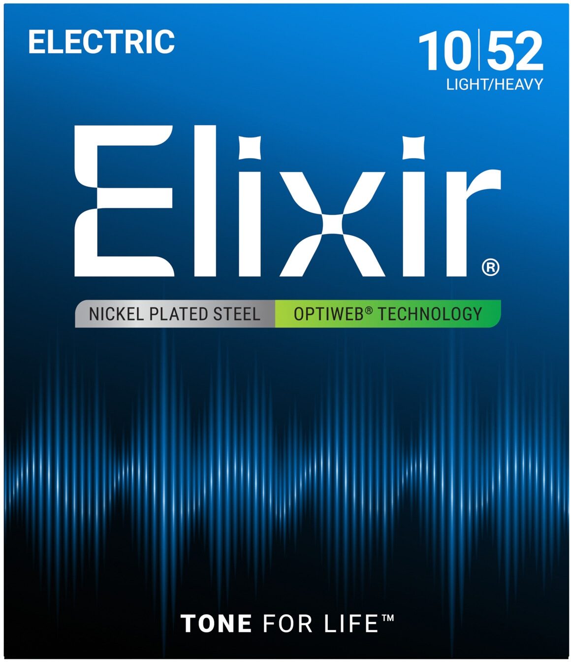 Elixir Optiweb Electric Guitar Strings, Light Heavy, Main
