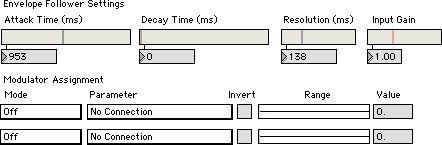 Cycling '74 Pluggo 3.1 VST MAS RTAS (Macintosh), Modulators - Env Follower