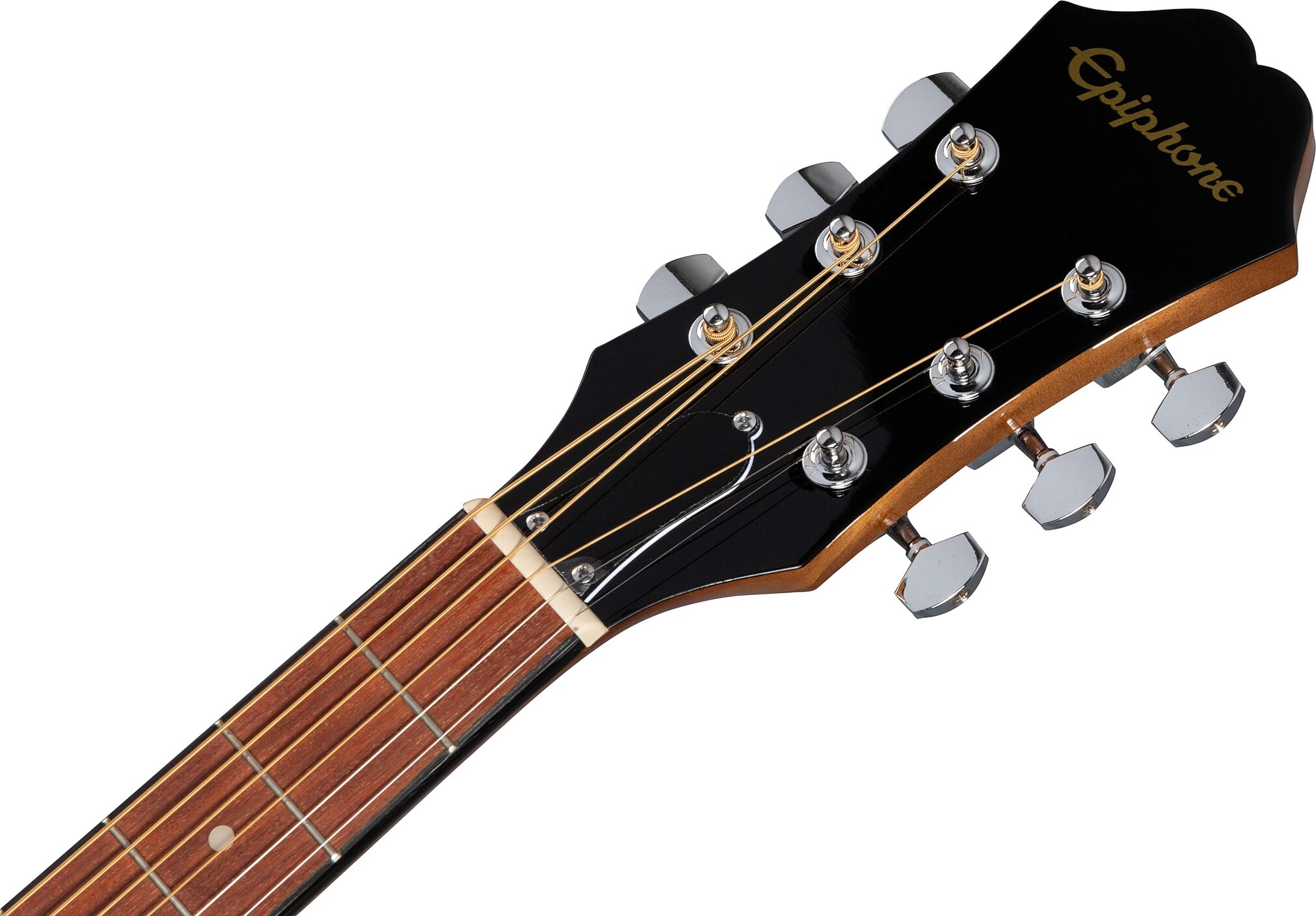 Epiphone Songmaker FT-100 Acoustic Guitar Player Pack, Natural, Action Position Back