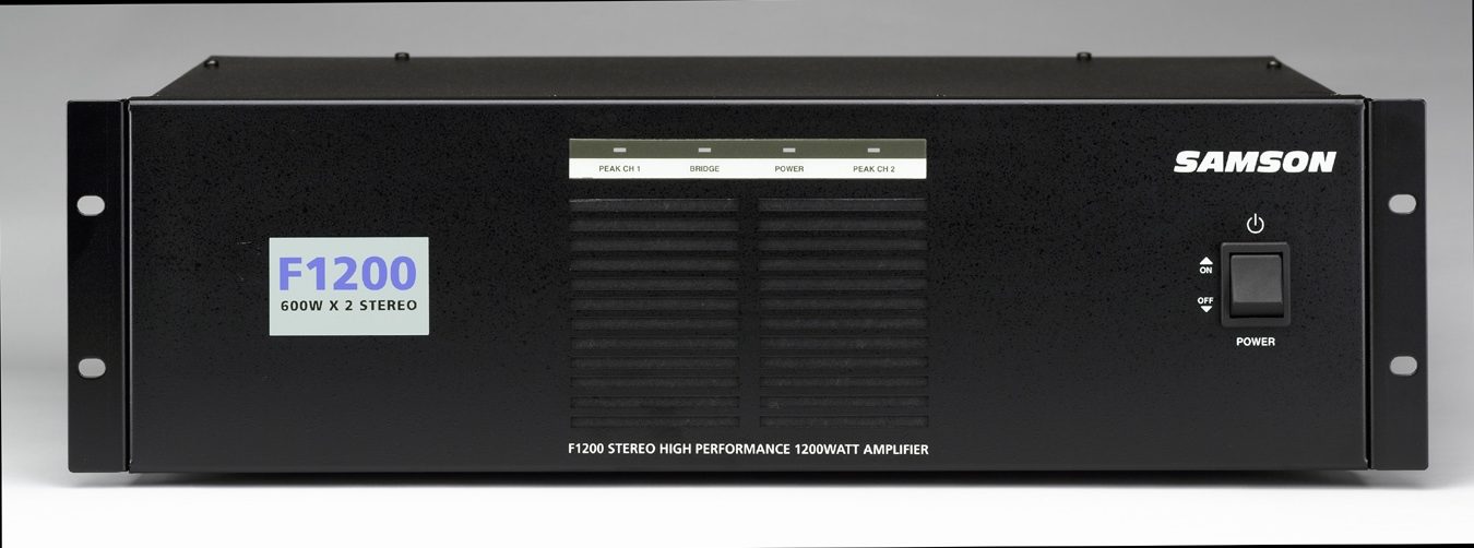 Samson F1200 Power Amp (600 watts/channel Stereo, 1200 watt Mono), Main