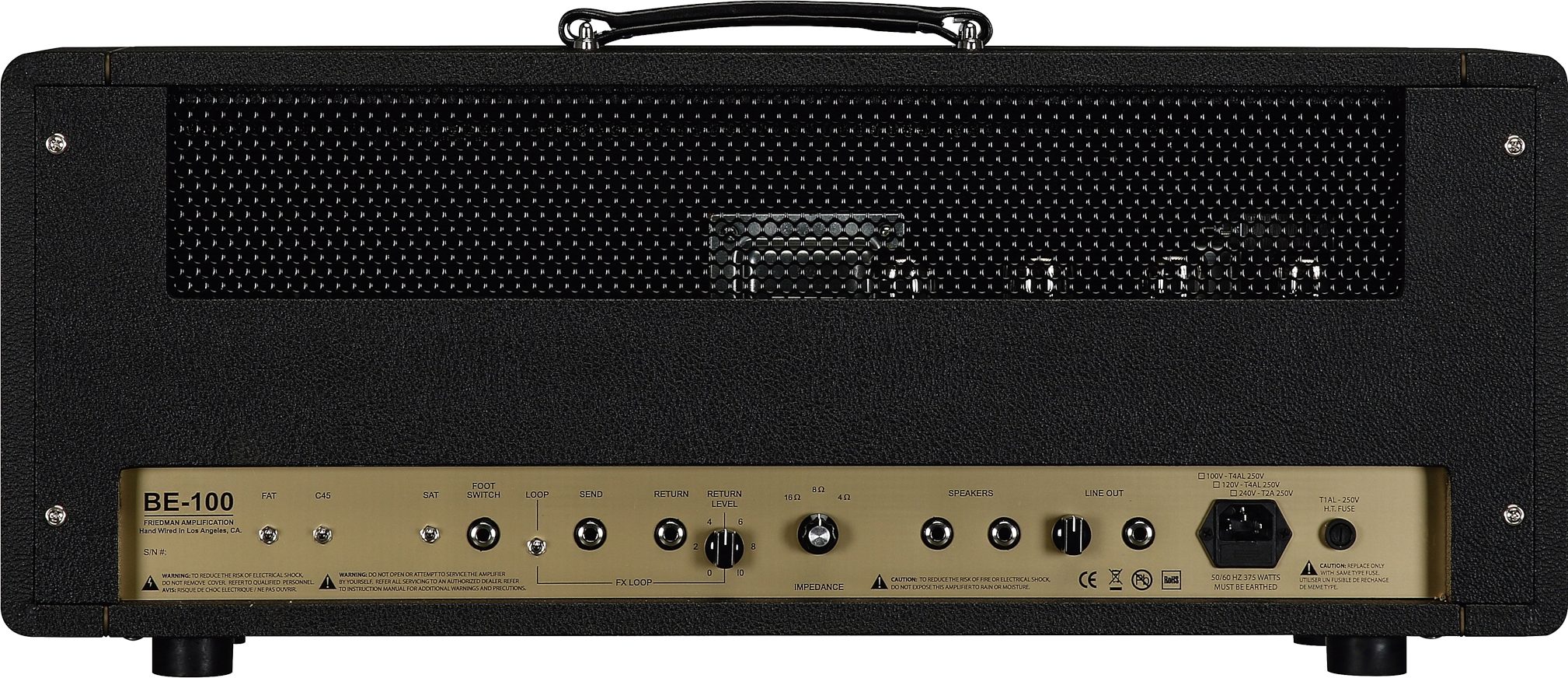 Friedman BE-100 Guitar Amplifier Head, 2-Channel (100 Watts)