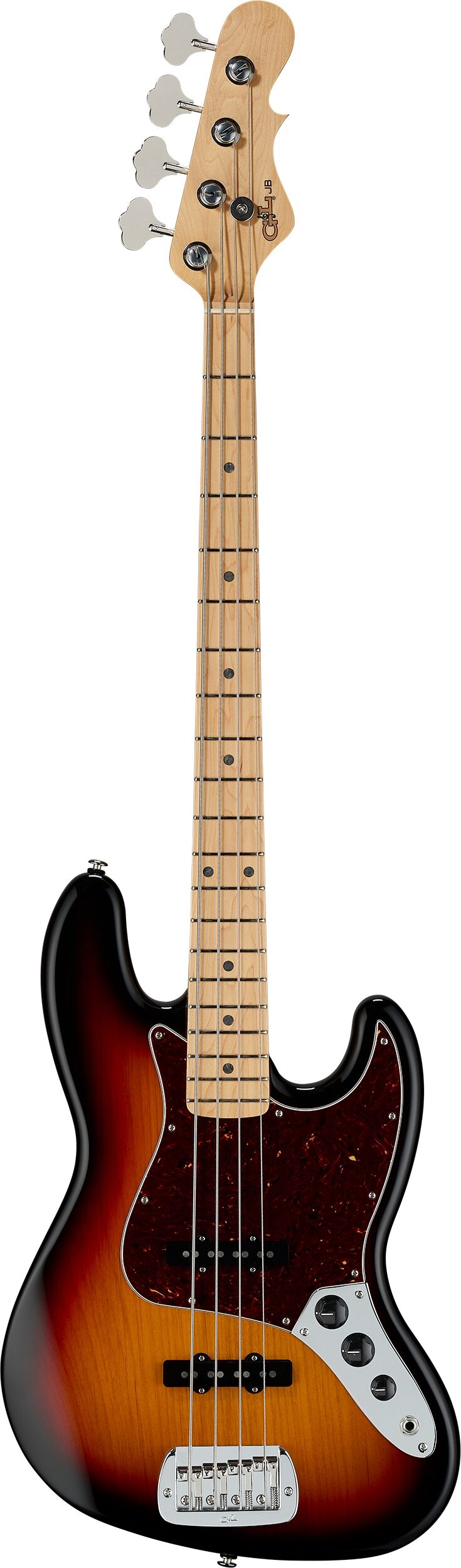 G&L Fullerton Deluxe JB Bass Guitar (with Gig Bag), Main