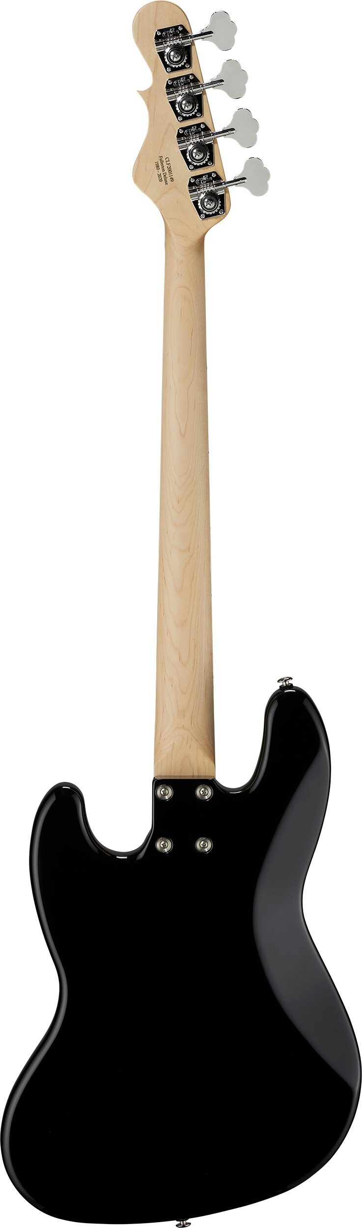 G&L Fullerton Deluxe JB Bass Guitar (with Gig Bag), Rear detail Back