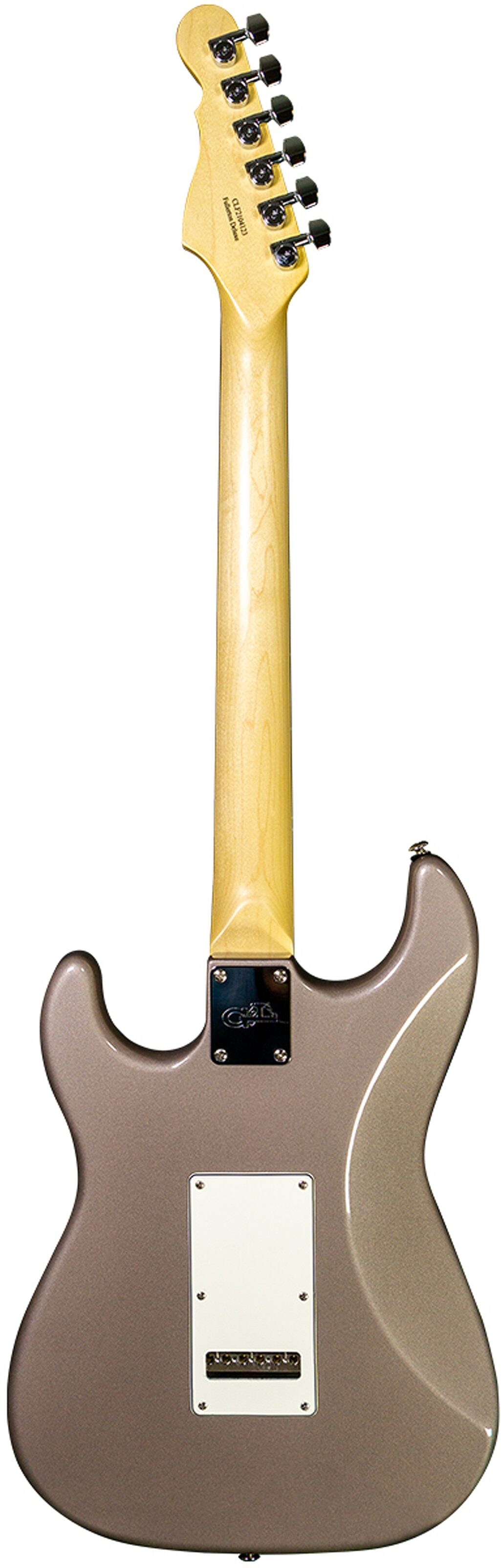 G&L Fullerton Deluxe Legacy Electric Guitar, with Caribbean Rosewood fretboard (with Gig Bag), Action Position Back