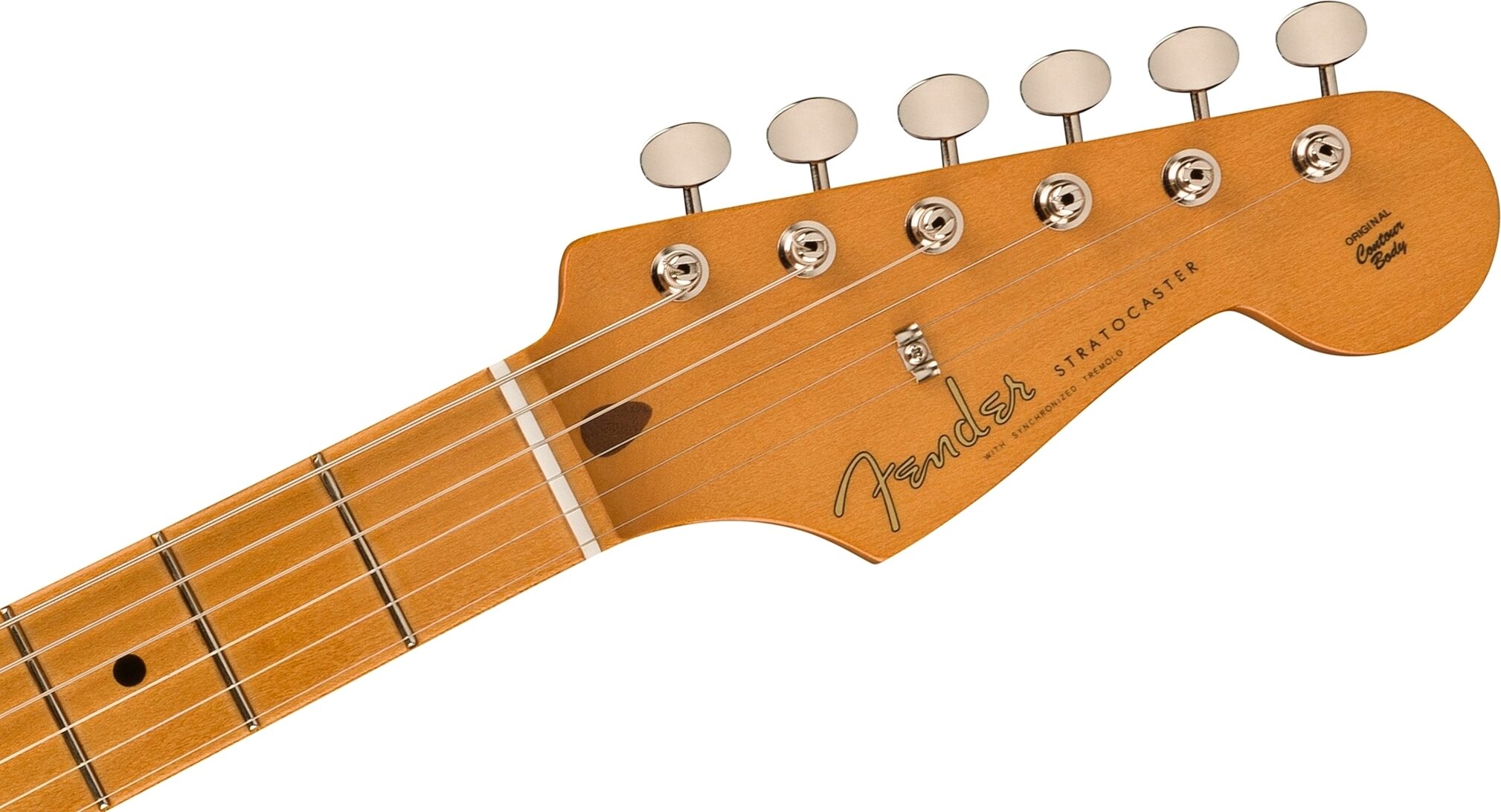 Fender Vintera II '50s Stratocaster Electric Guitar, Maple Fingerboard (with Gig Bag), 2-Color Sunburst, Action Position Back