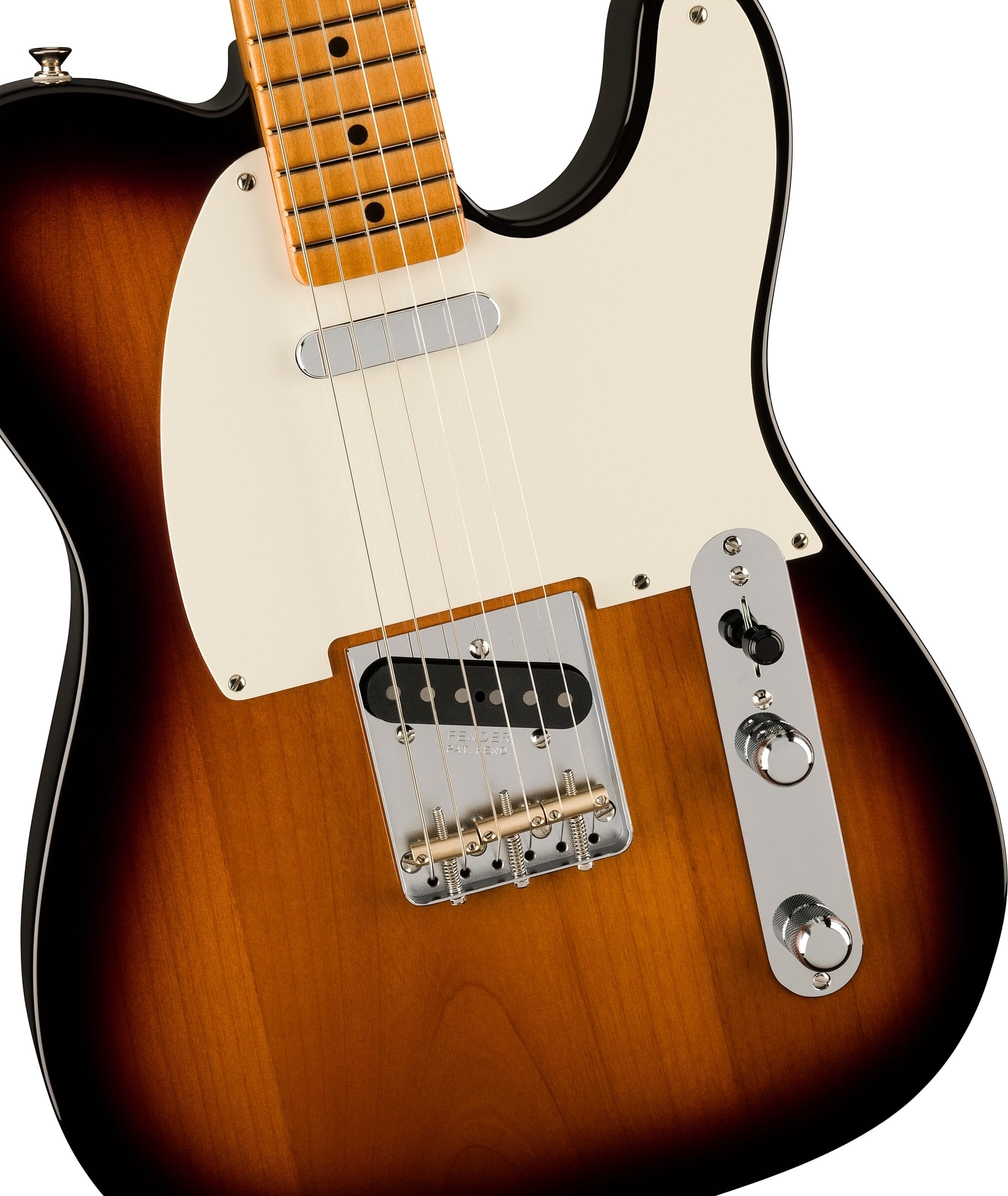 Fender Vintera II '50s Nocaster Electric Guitar (with Gig Bag), 2-Color Sunburst, Action Position Back