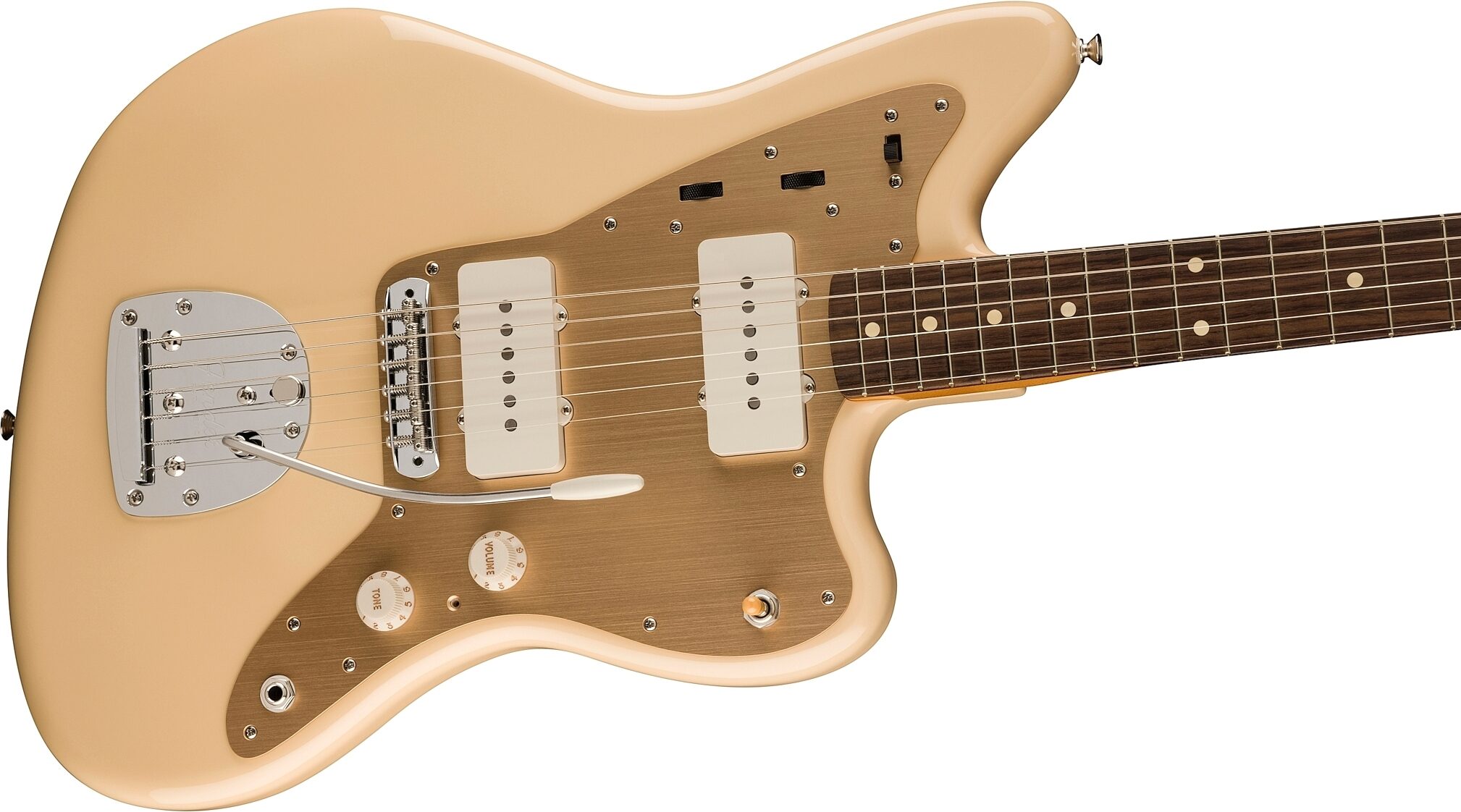 Fender Vintera II '50s Jazzmaster Electric Guitar, Rosewood Fingerboard (with Gig Bag), Desert Sand, Action Position Back