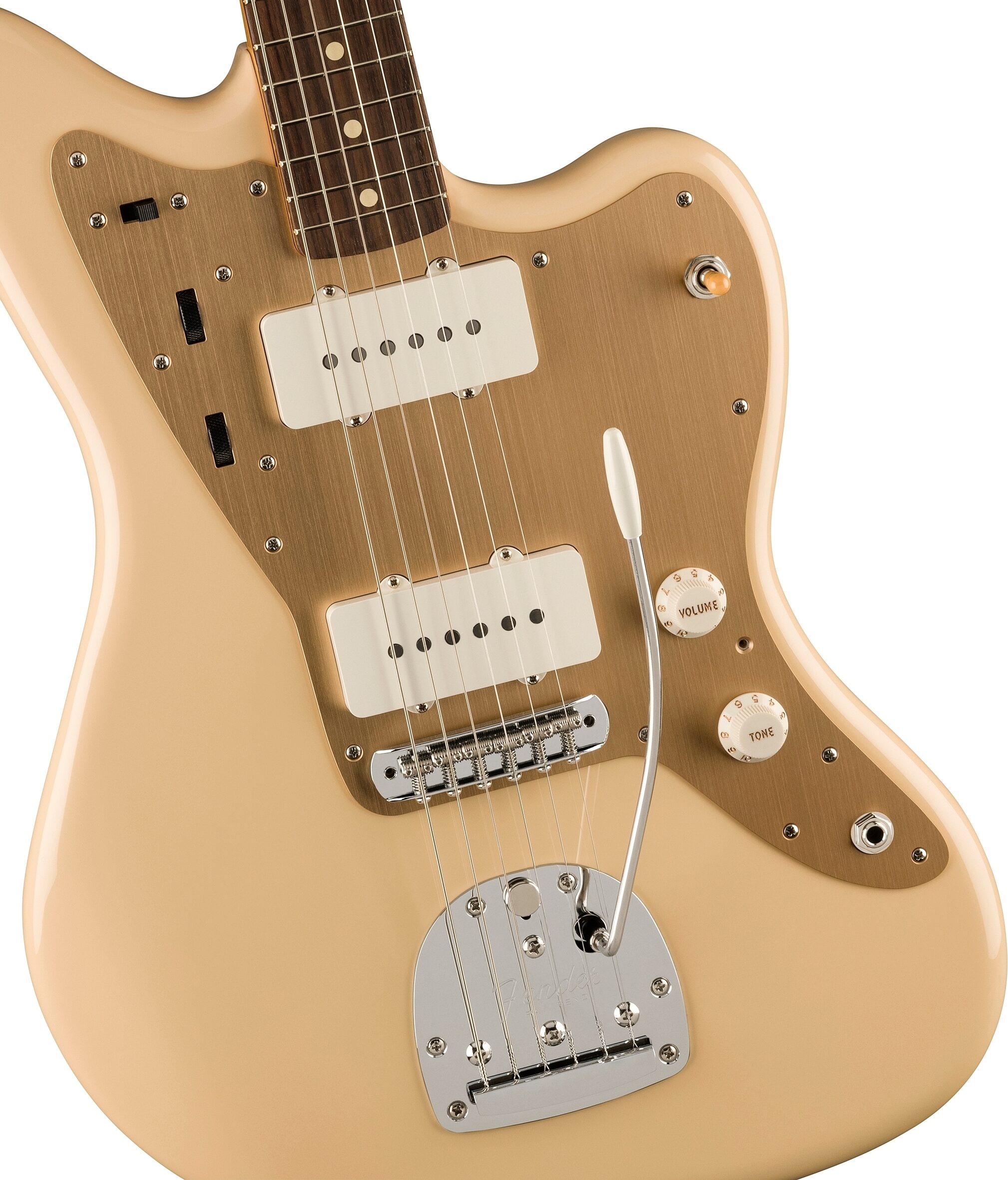Fender Vintera II '50s Jazzmaster Electric Guitar, Rosewood Fingerboard (with Gig Bag), Desert Sand, Action Position Back