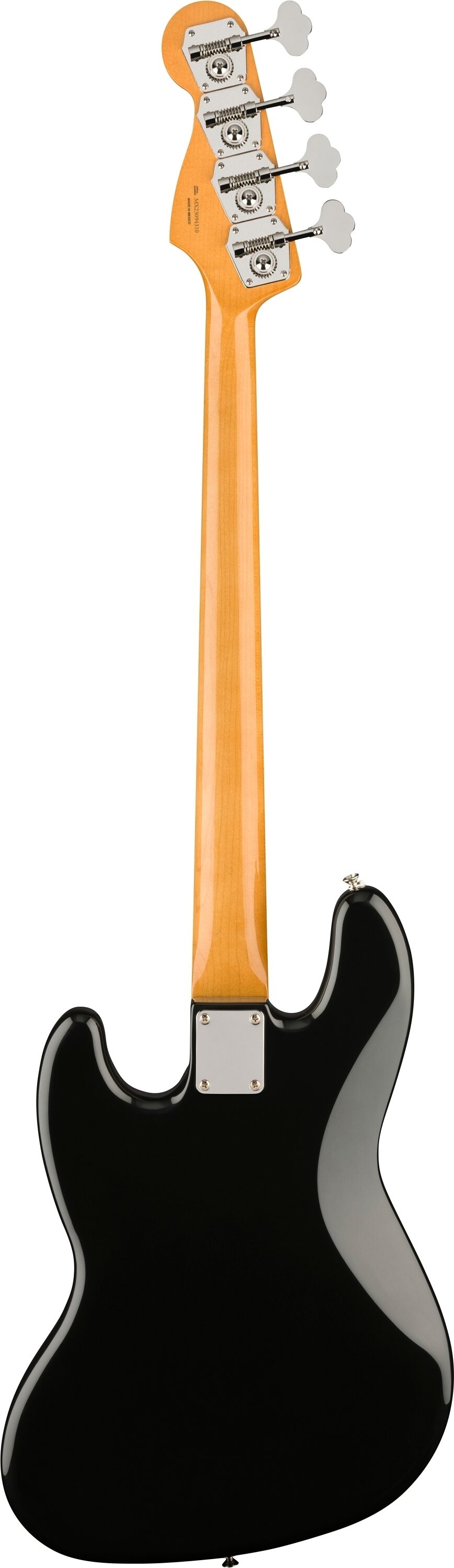 Fender Vintera II '60s Jazz Electric Bass, Rosewood Fingerboard (with Gig Bag), Black, Action Position Back