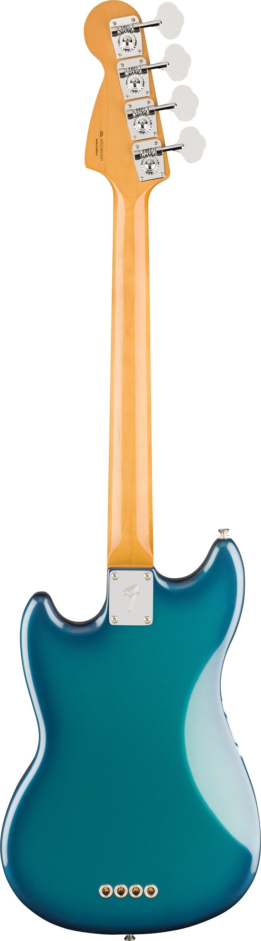 Fender Vintera II '70s Mustang Electric Bass (with Gig Bag), Competition Burgundy, Action Position Back