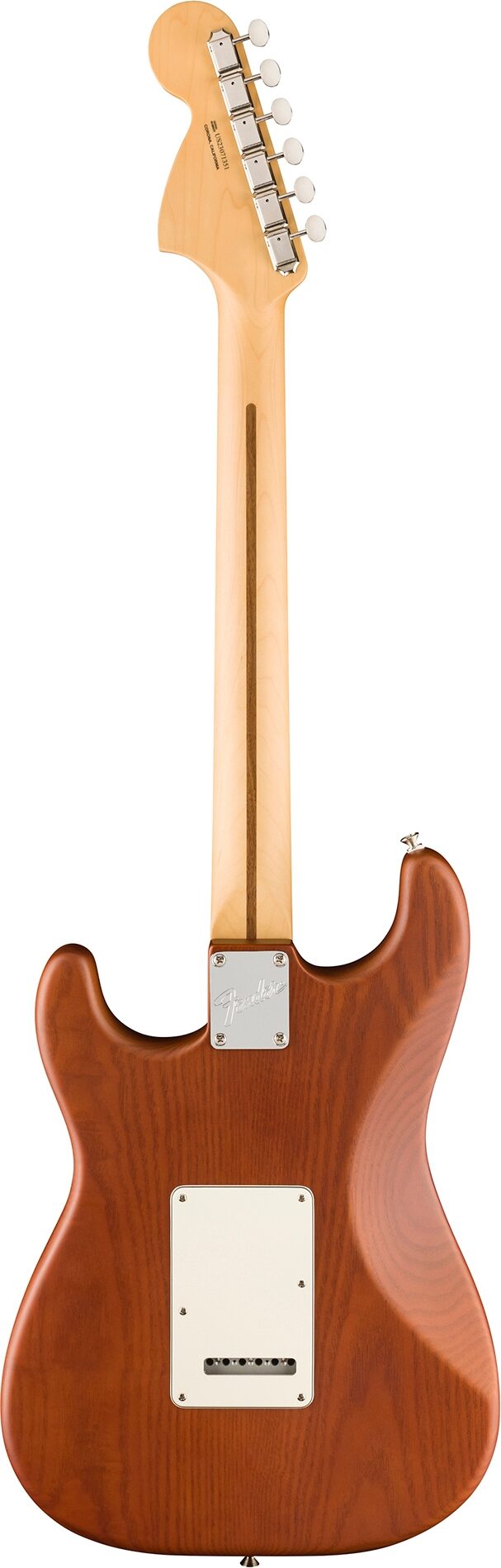 Fender Limited Edition American Performer Timber Stratocaster Electric Guitar, with Rosewood Fingerboard, Sassafras Mocha, Open Box (Very Good), Action Position Back