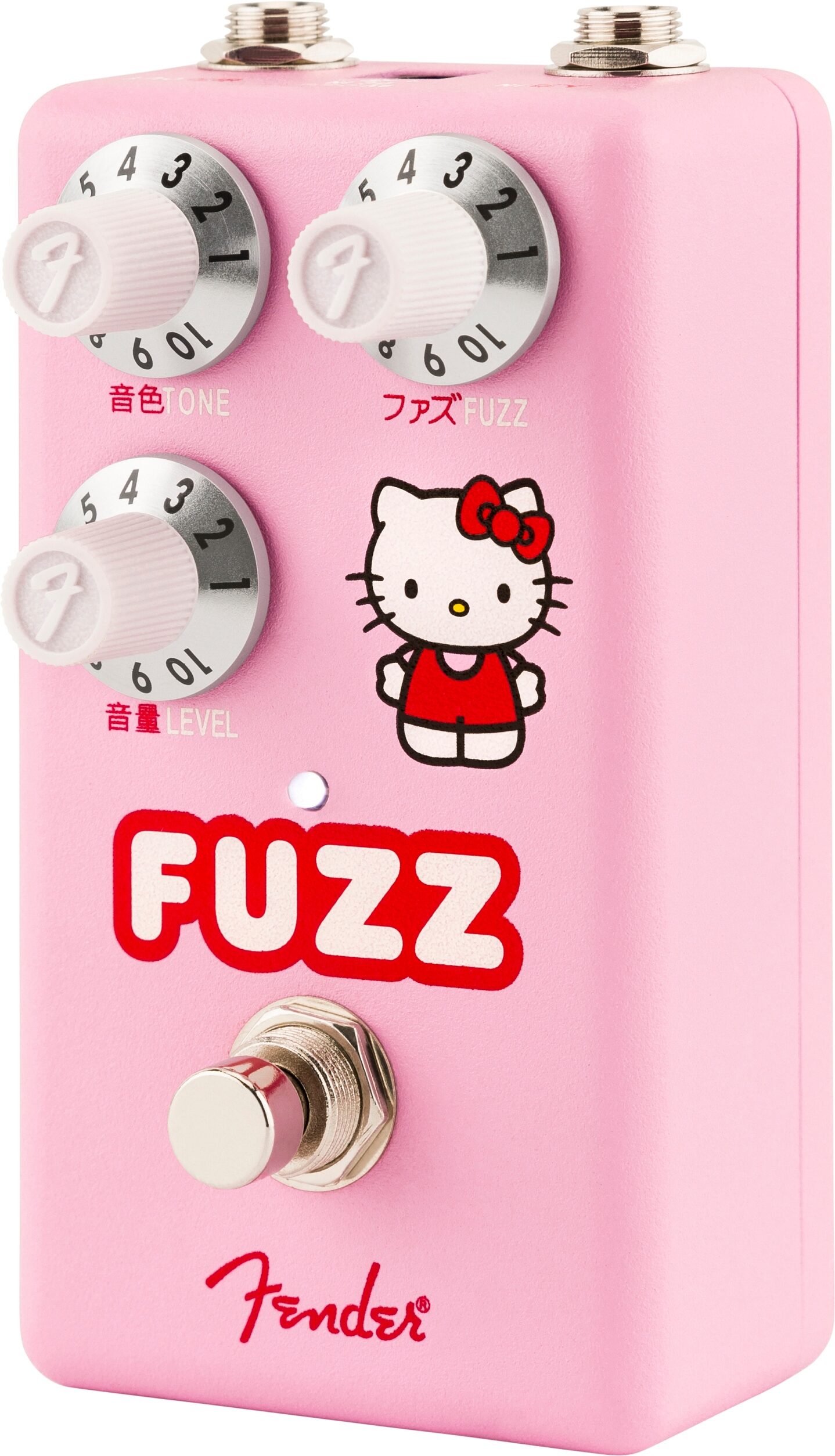 Fender x Hello Kitty Fuzz Pedal, Action Position Front