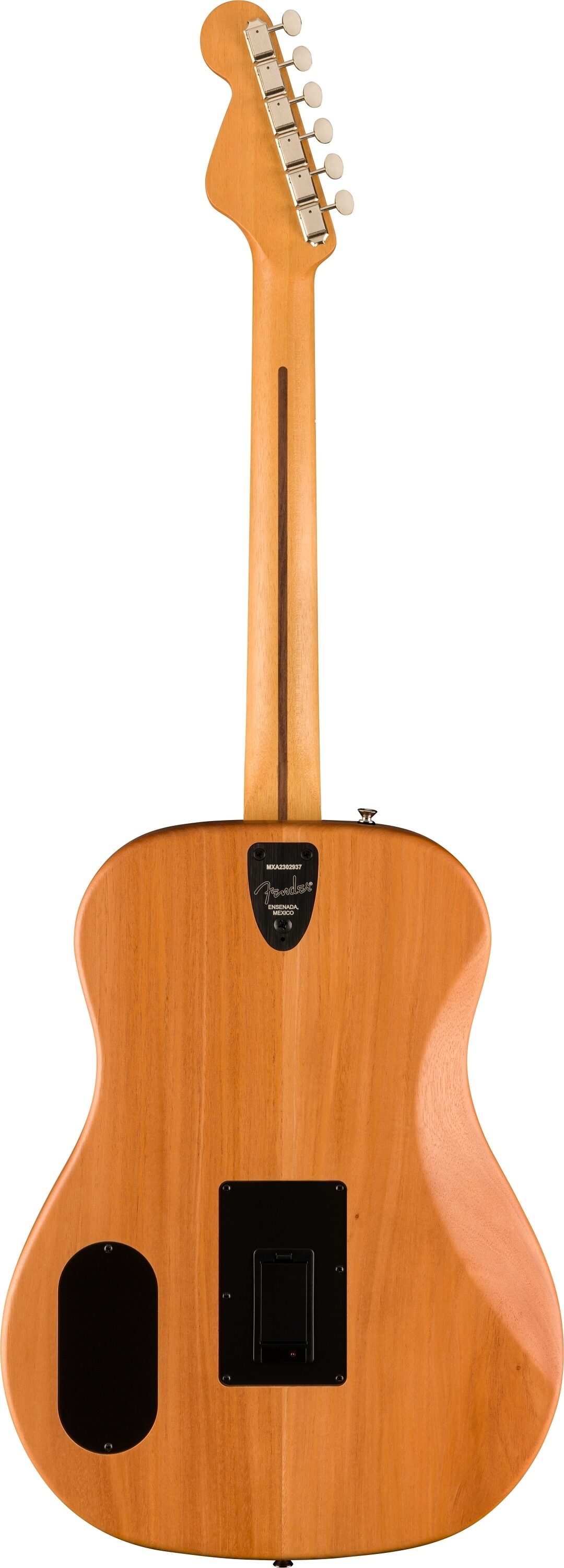 Fender Highway Dreadnought Acoustic-Electric Guitar (with Gig Bag), Natural, Action Position Back