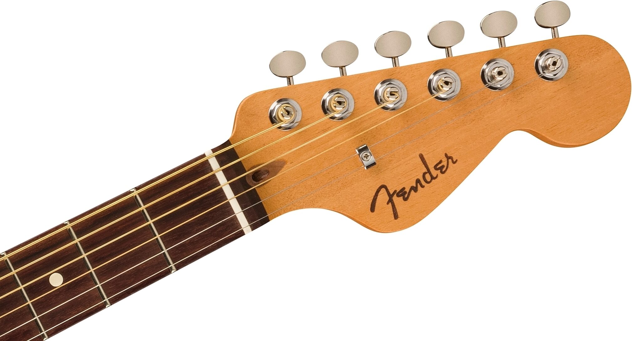 Fender Highway Dreadnought Acoustic-Electric Guitar (with Gig Bag), Natural, Action Position Back