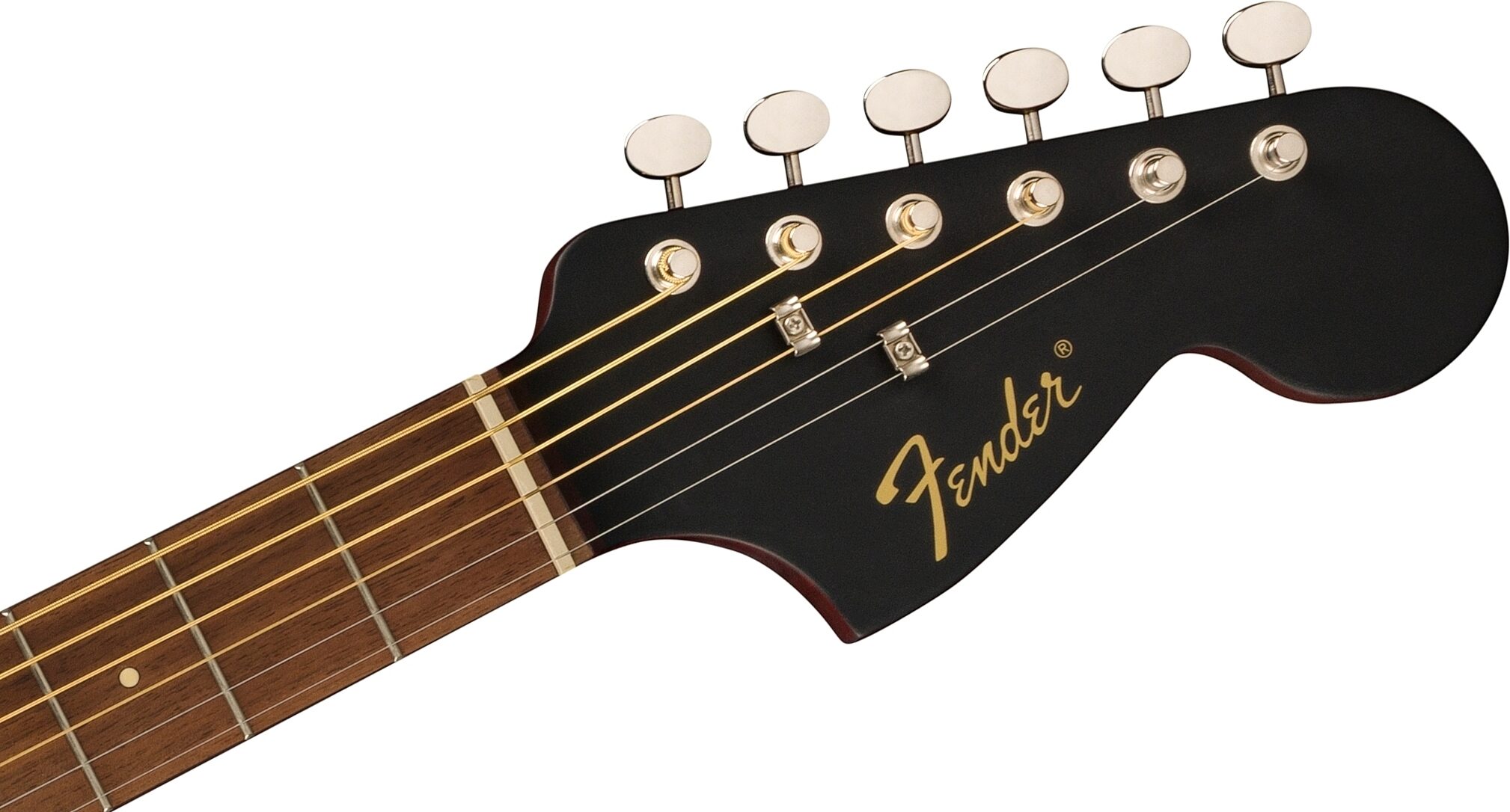 Fender Monterey Standard Acoustic-Electric Guitar (with Gig Bag), Action Position Back