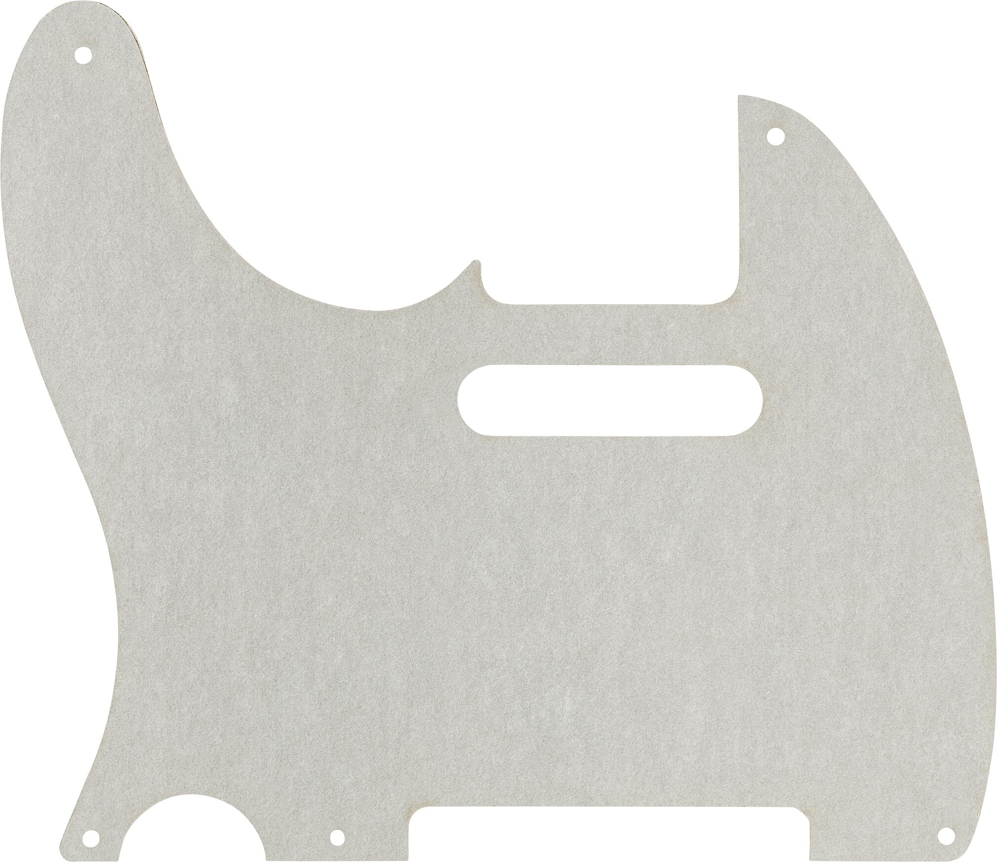 Fender Waylon Jennings Telecaster Leather Pickguard, White, Action Position Back